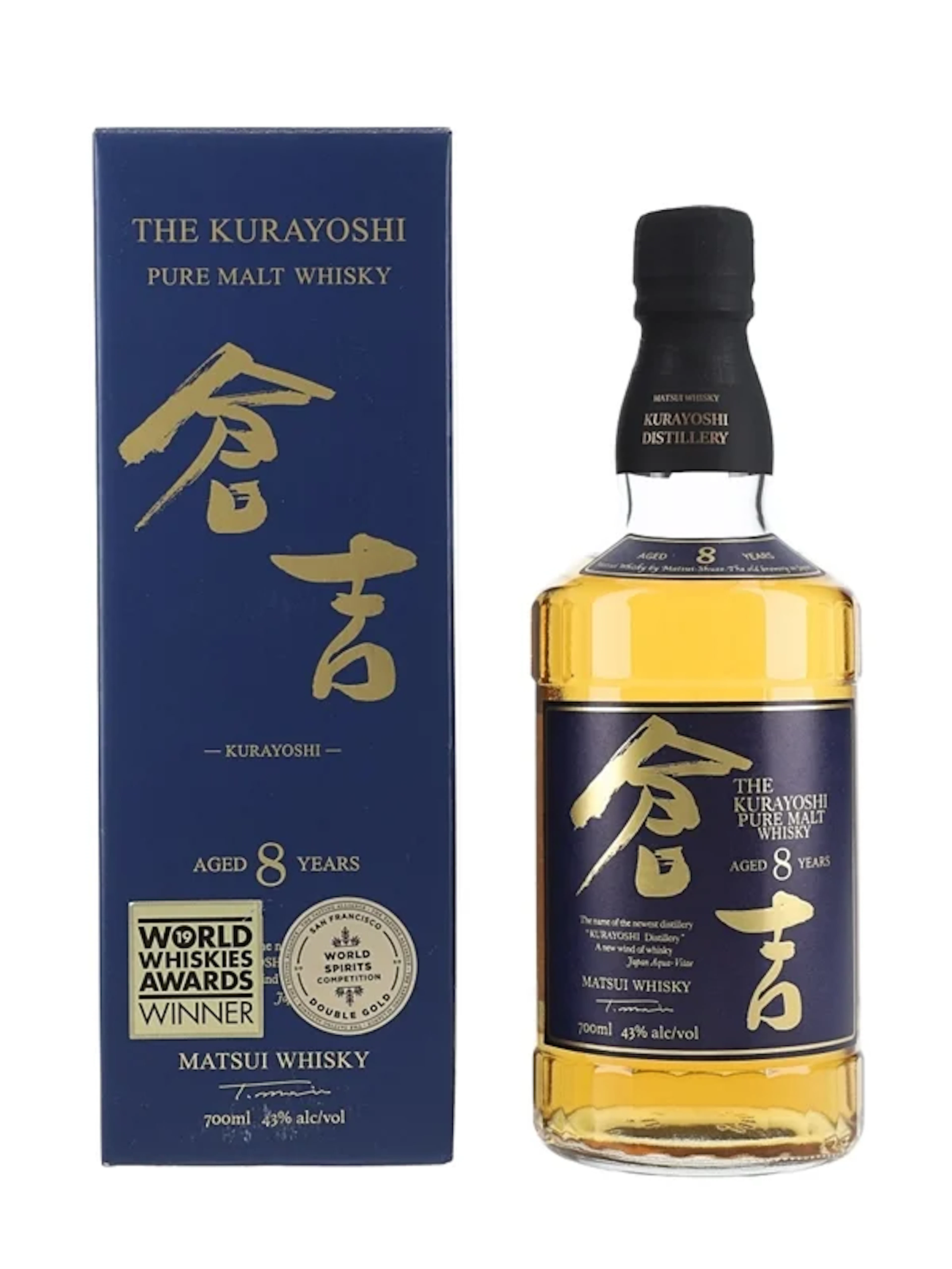 Kurayoshi 8 Year Old Matsui Whisky 70cl / 43%