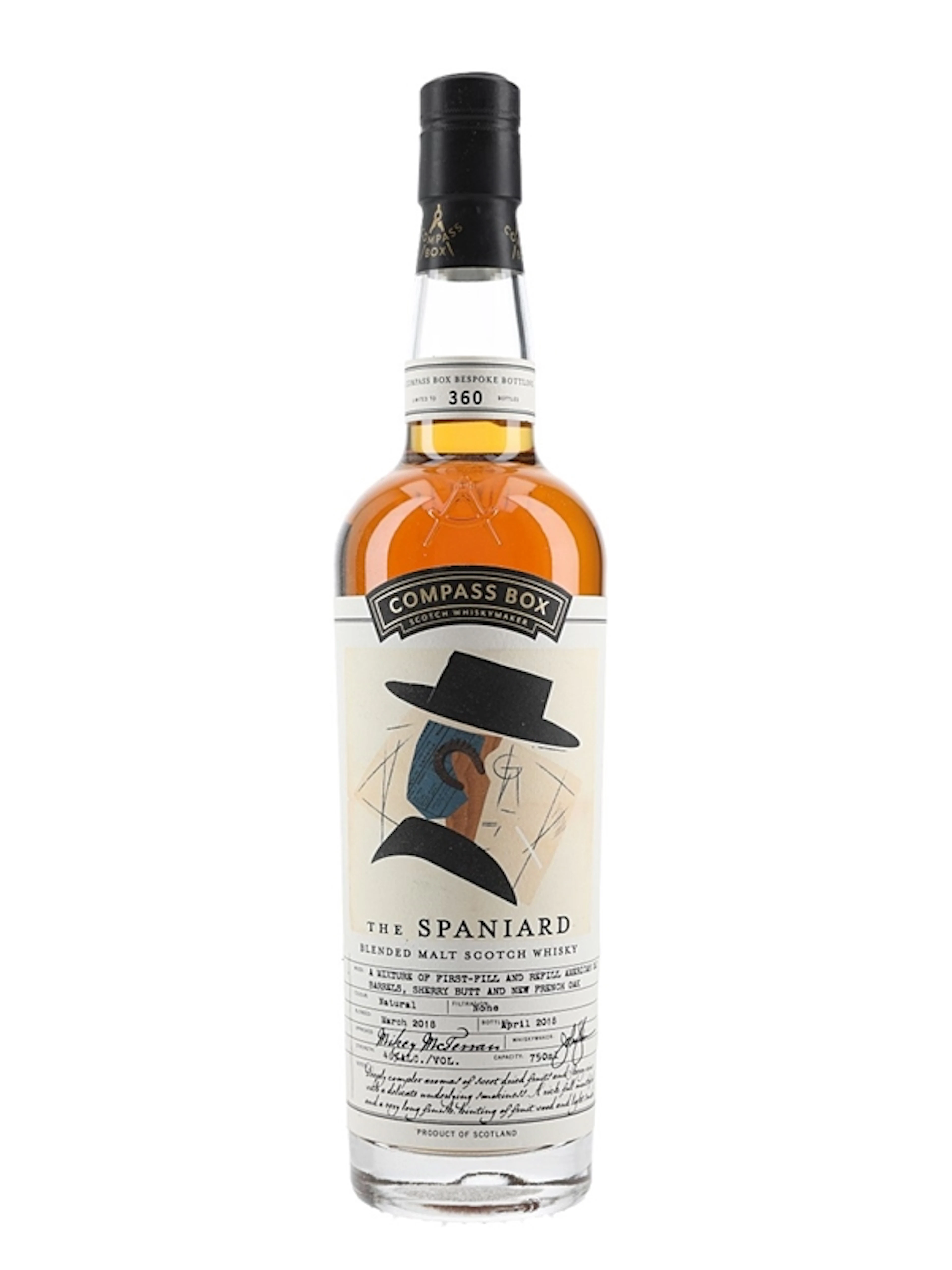 Compass Box The Spaniard Bottled 2018 75cl / 46%