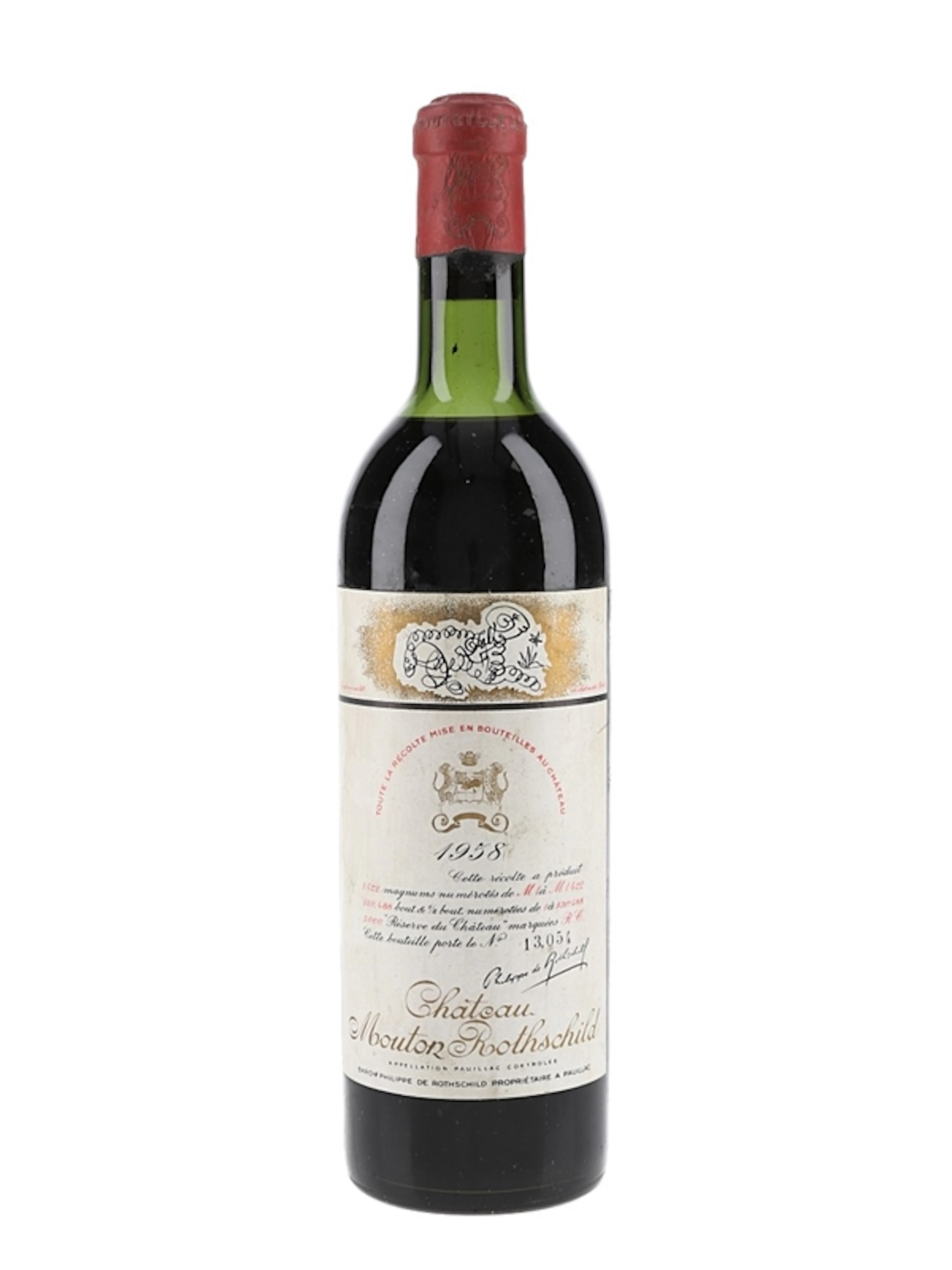 1958 Chateau Mouton Rothschild Premier Grand Cru Classe 75cl
