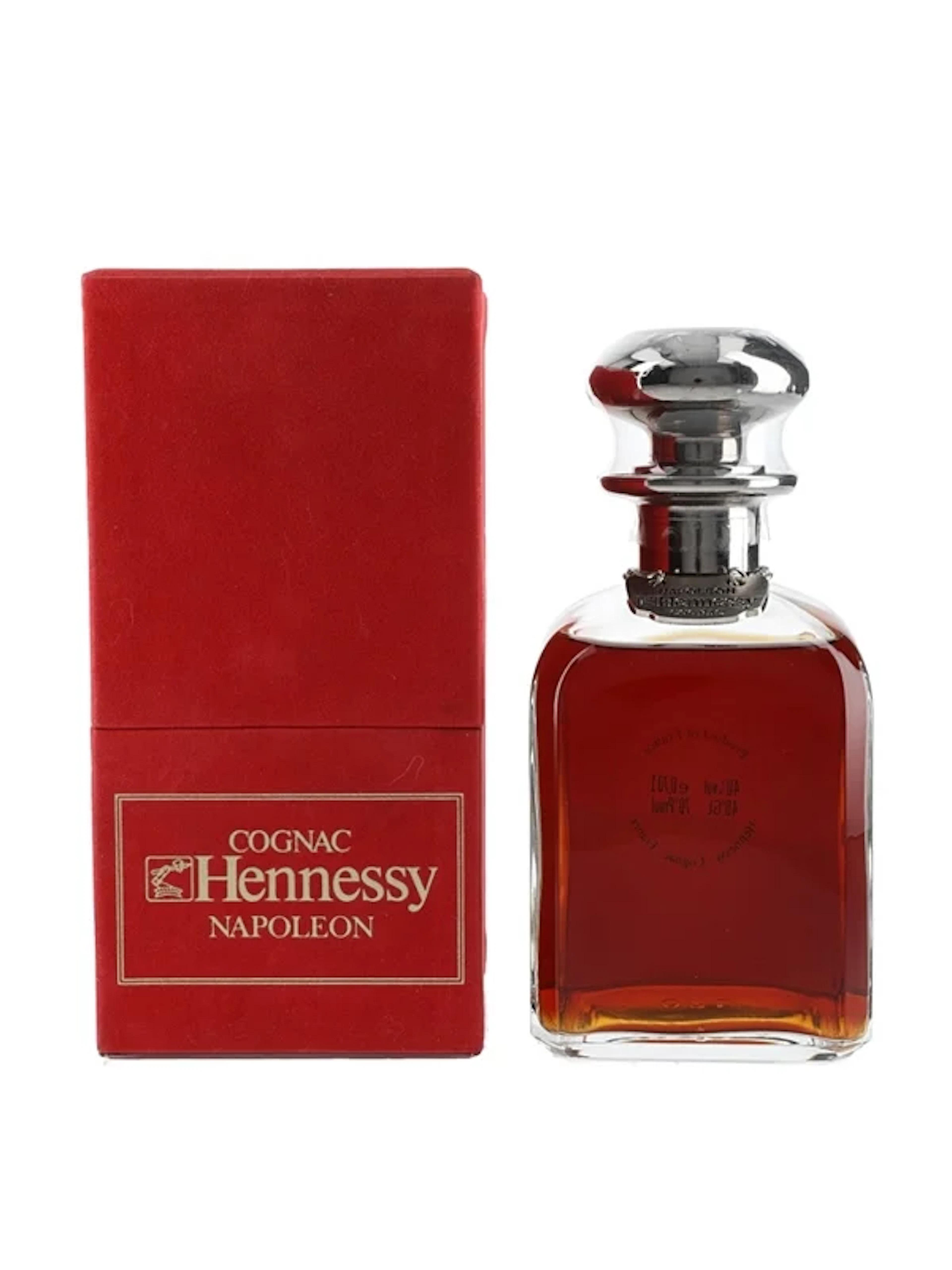 Hennessy Napoleon Silver Top Library Decanter Bottled 1980s 70cl / 40%