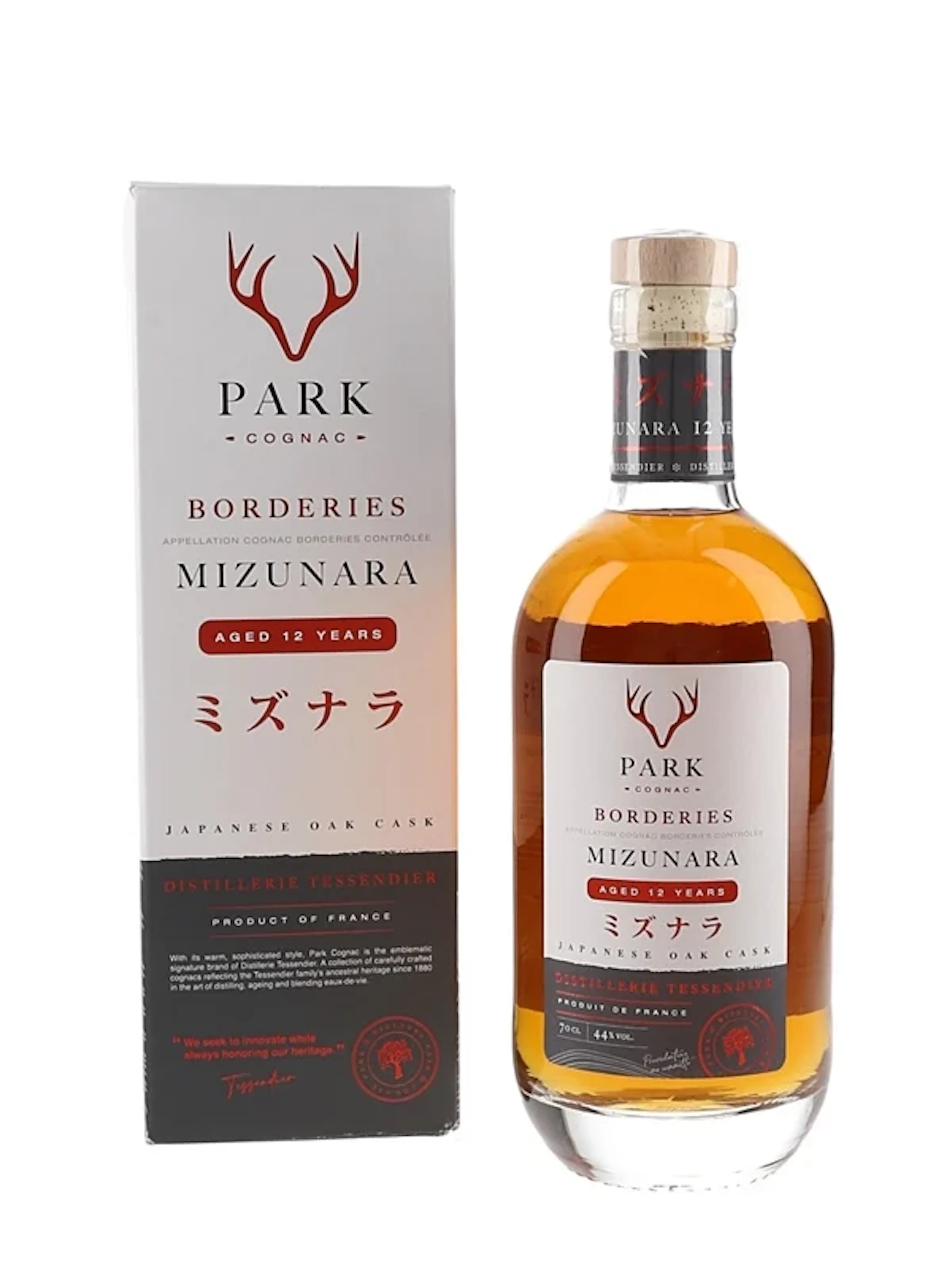 Tessendier Park 12 Year Old Borderies Cognac Mizunara Cask Finish 70cl / 44%
