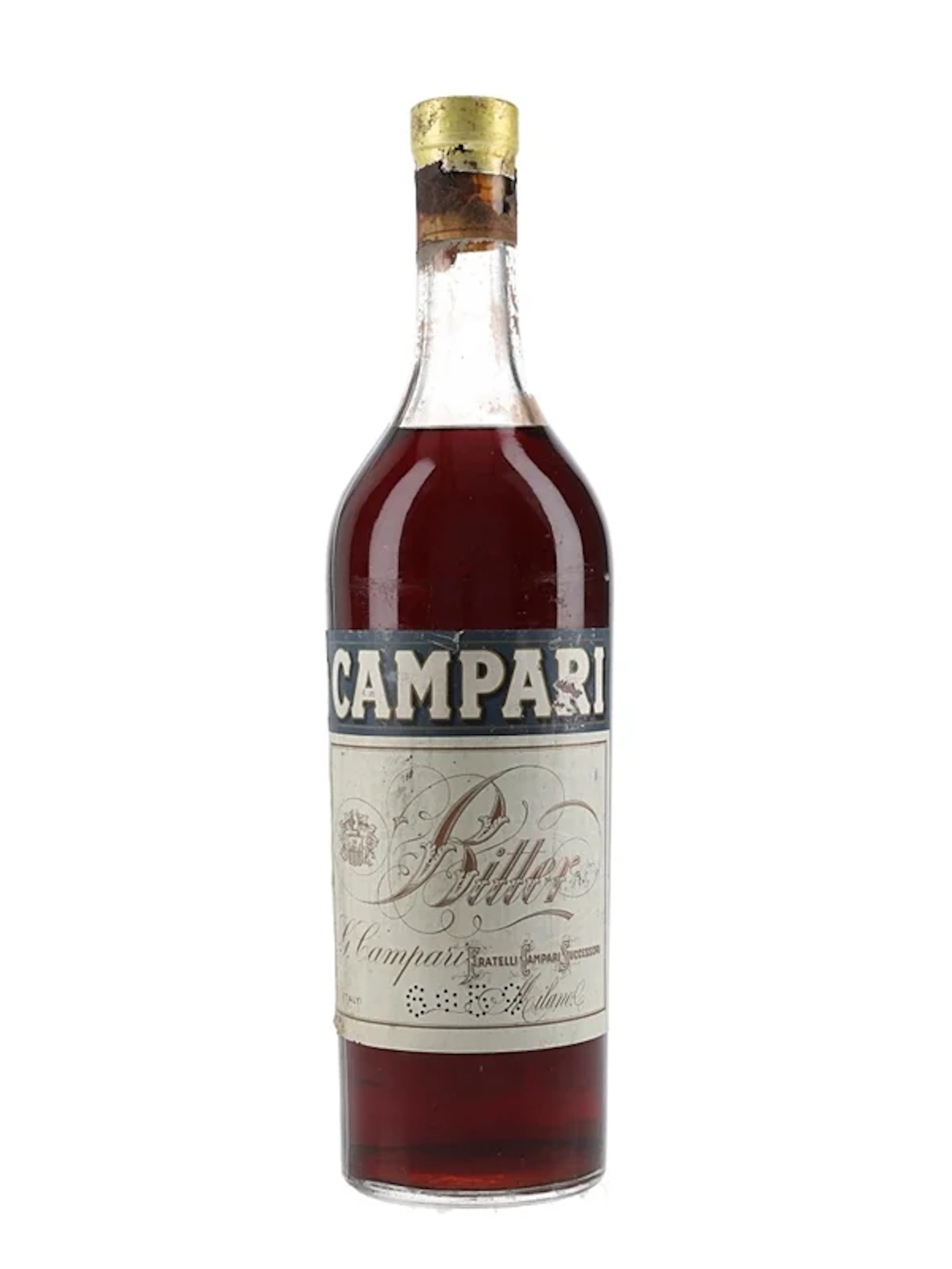 Campari Bitter Bottled 1950s 100cl / 25%