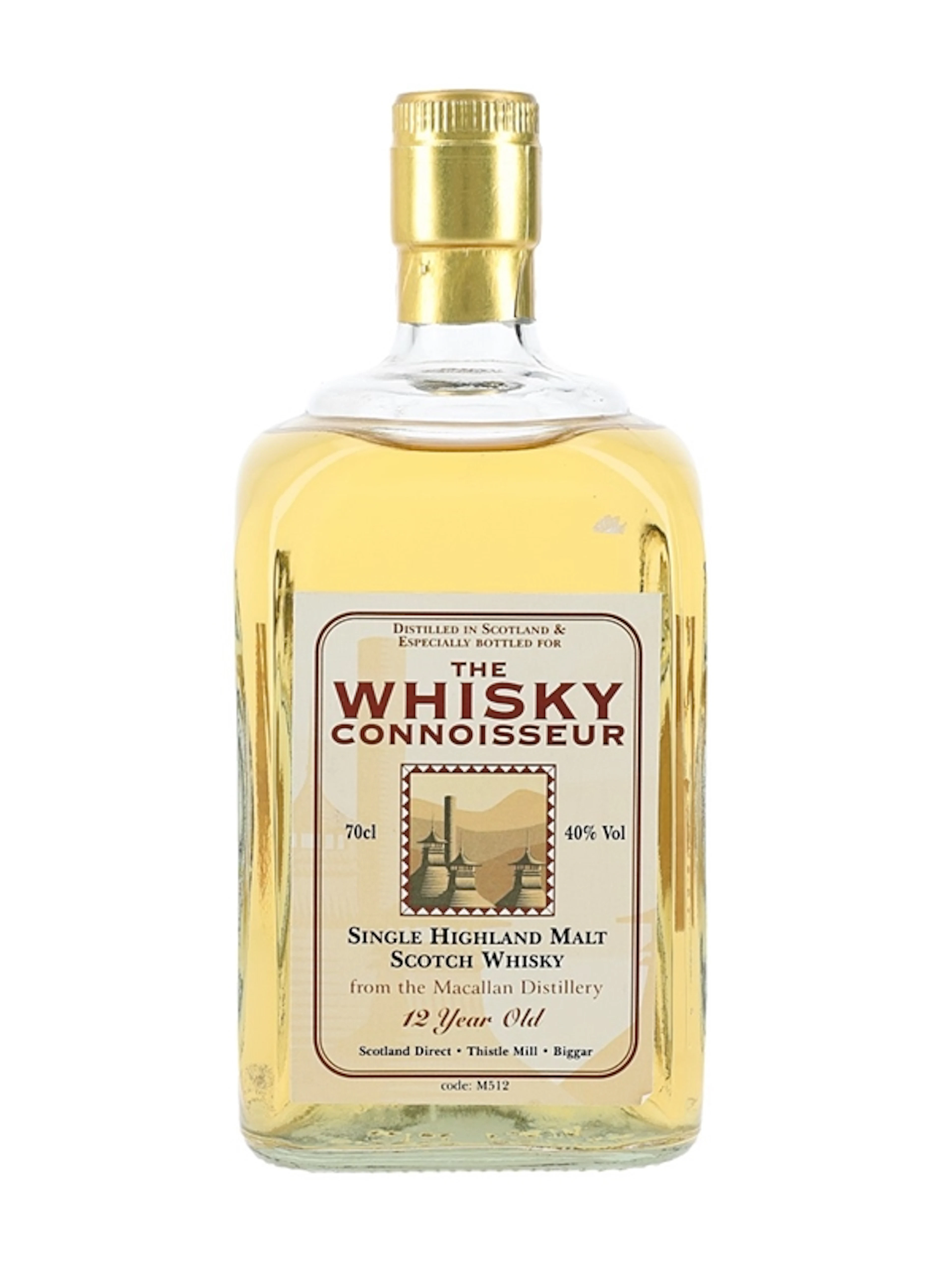 Macallan 1991 12 Year Old Bottled 2003 - The Whisky Connoisseur 70cl / 40%