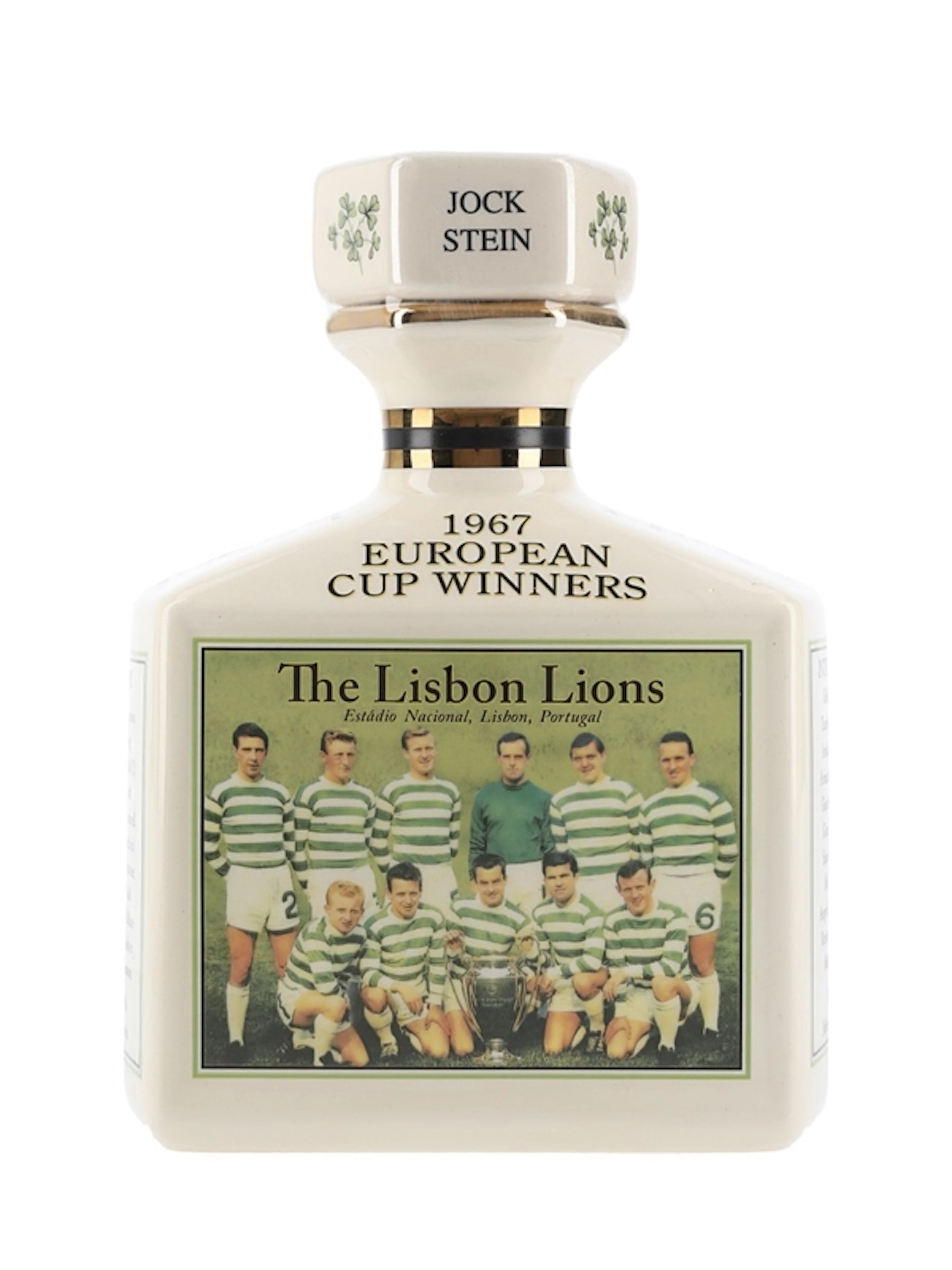 Pointer's Ceramic Decanter The Lisbon Lions - Celtic 1967 European