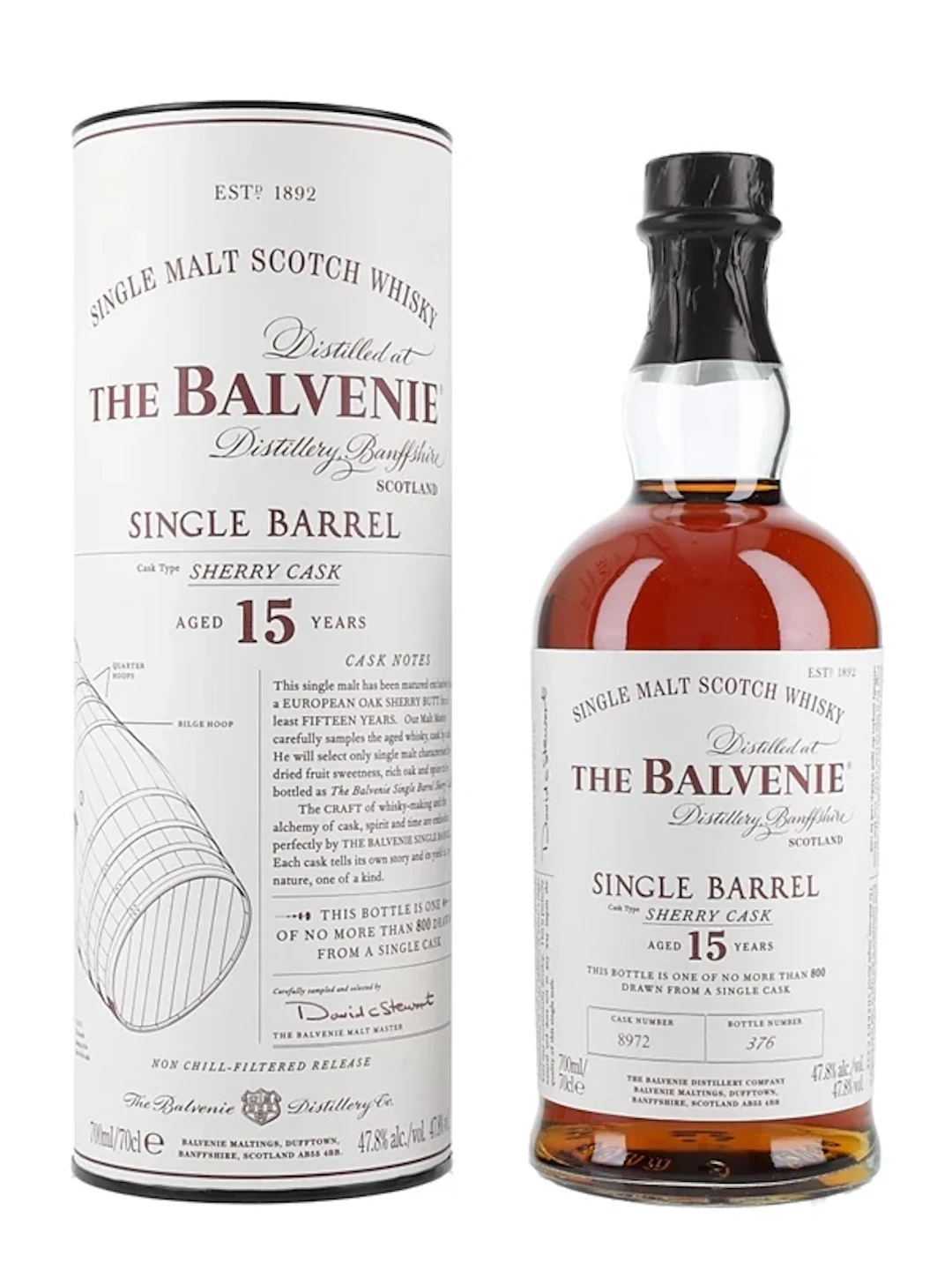 Balvenie 15 Year Old Single Barrel Sherry Cask 70cl / 47.8%