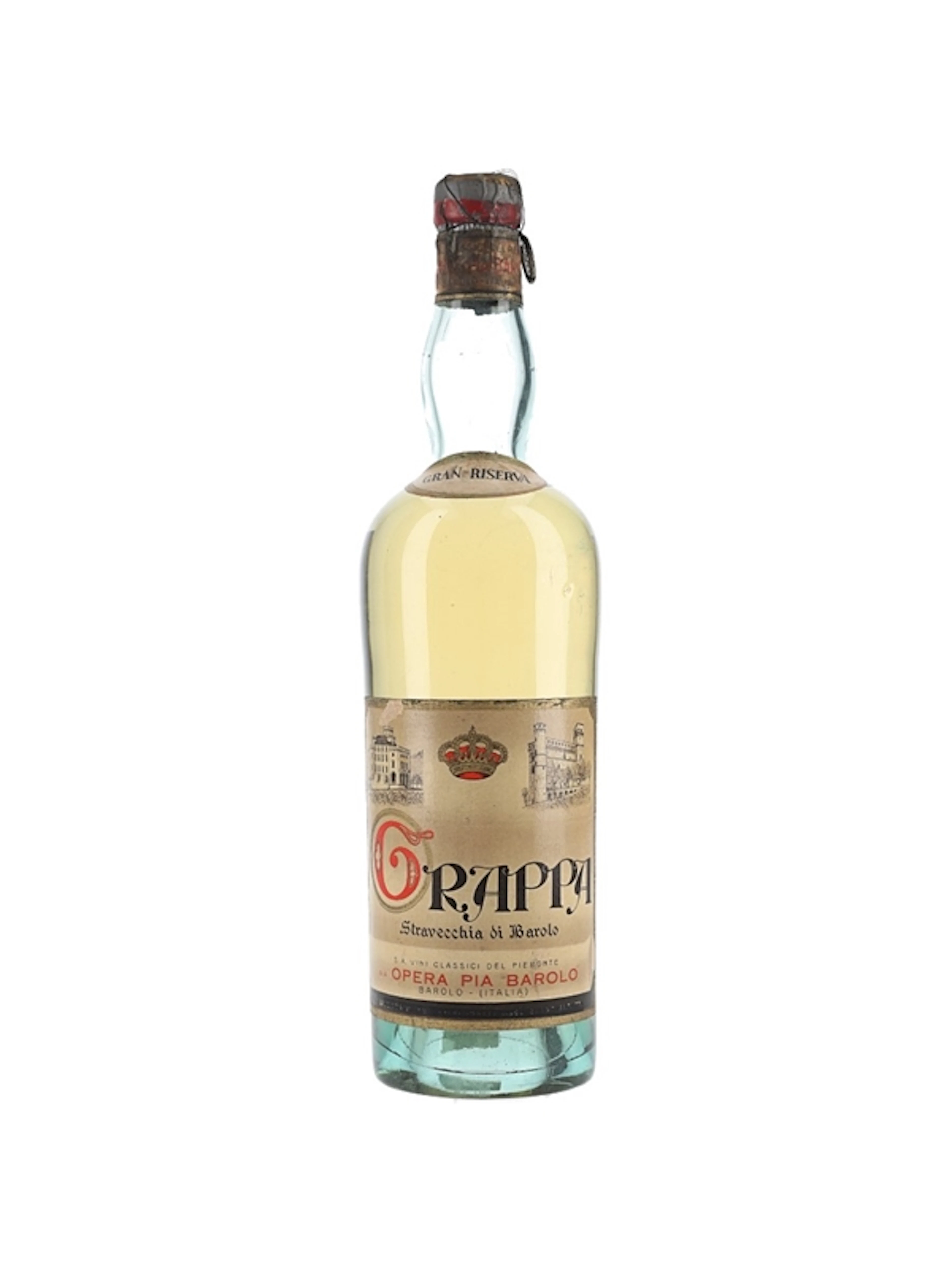 Grappa Stravecchia Di Barolo Bottled 1940s 81cl / 50%
