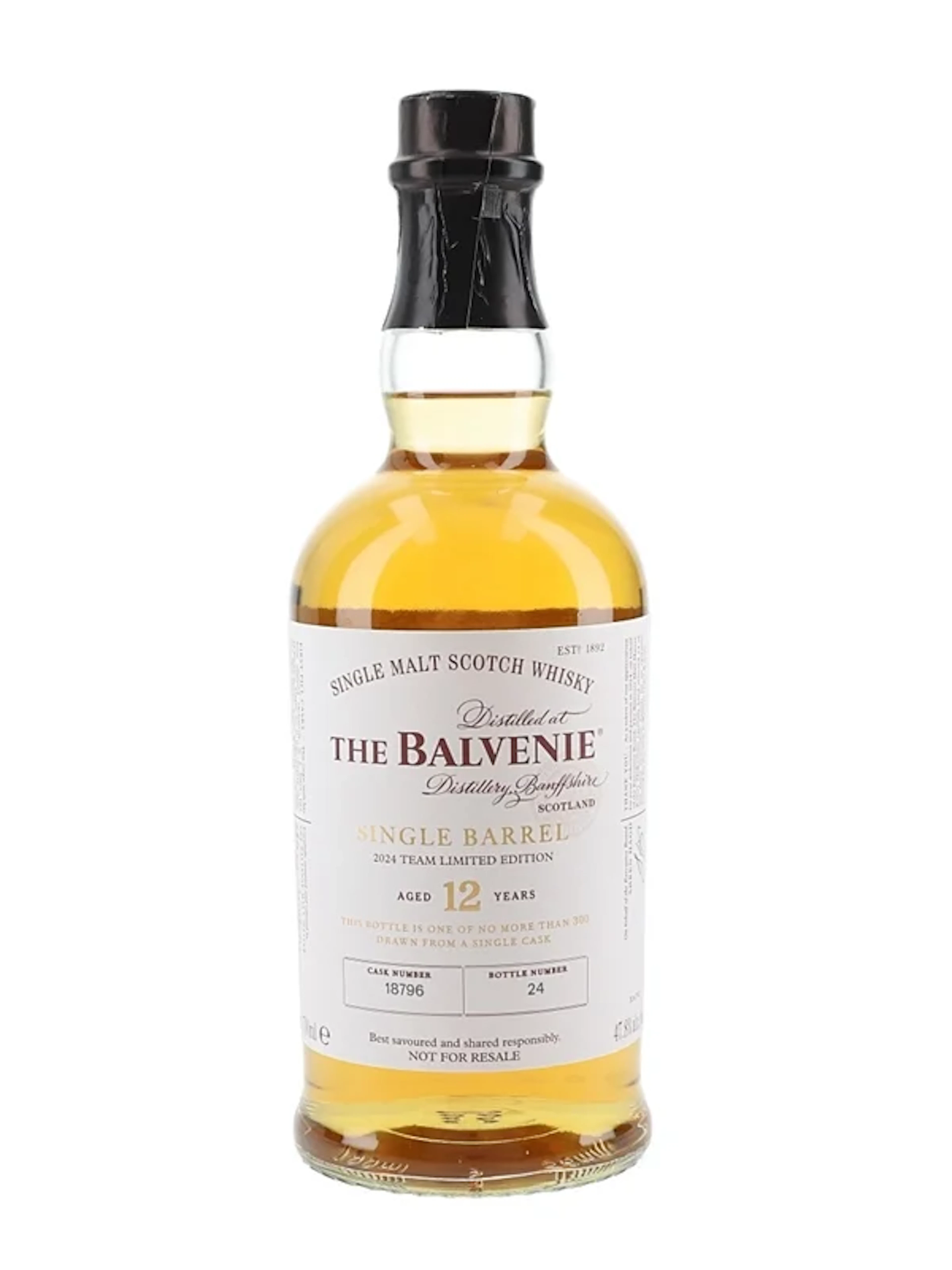 Balvenie 12 Year Old Single Barrel 2024 Team Editio 70cl / 47.8%