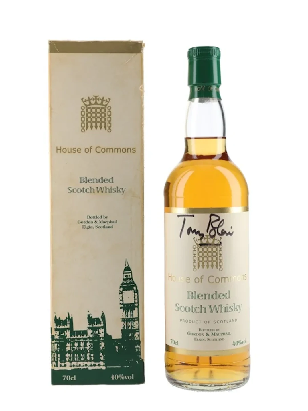 House Of Commons Bottled 2000s - Signed By Tony Blair 70cl / 40%