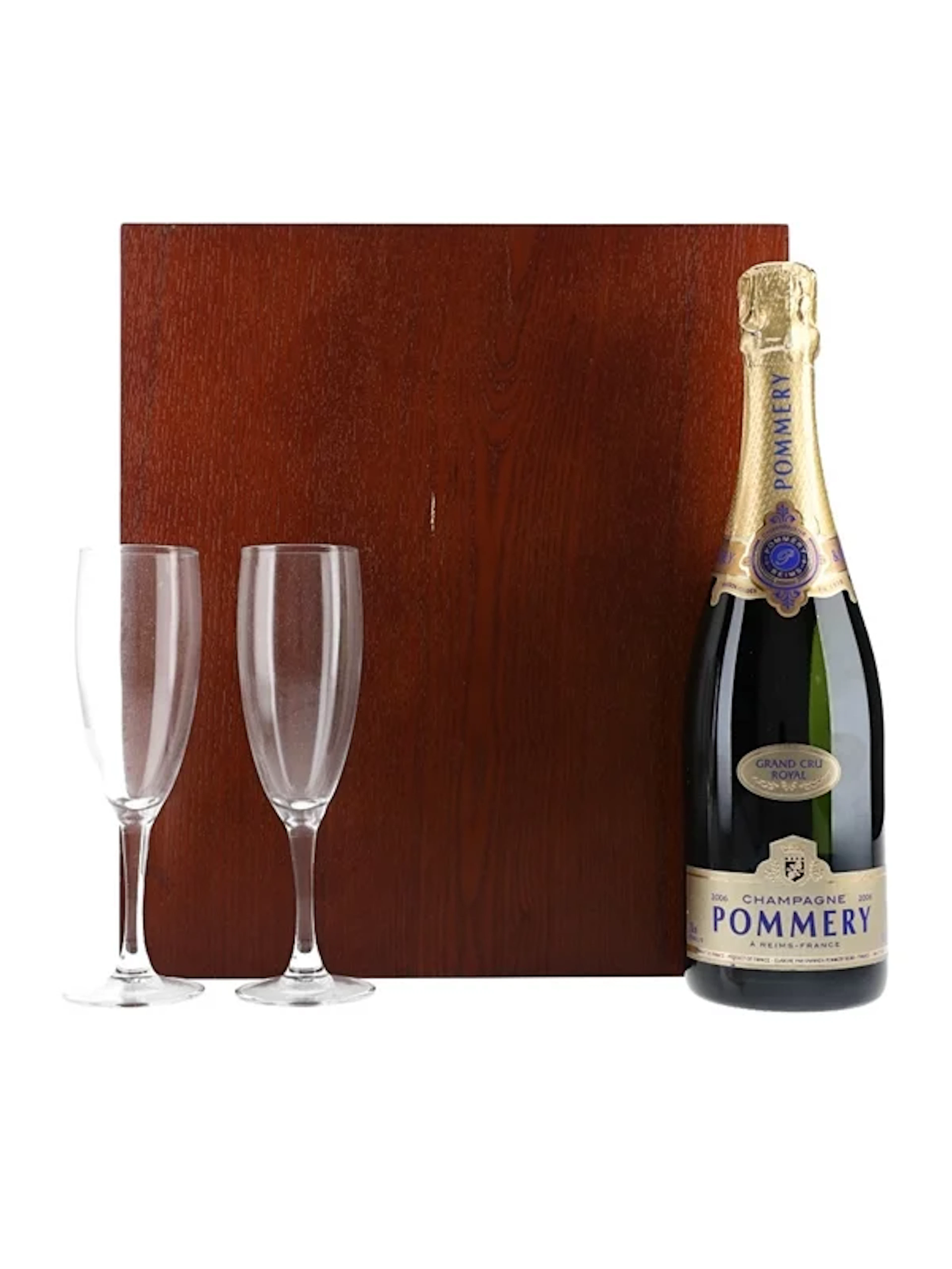 2006 Pommery Grand Cru Royal Gift Box with Two Glasses 75cl / 12.5%
