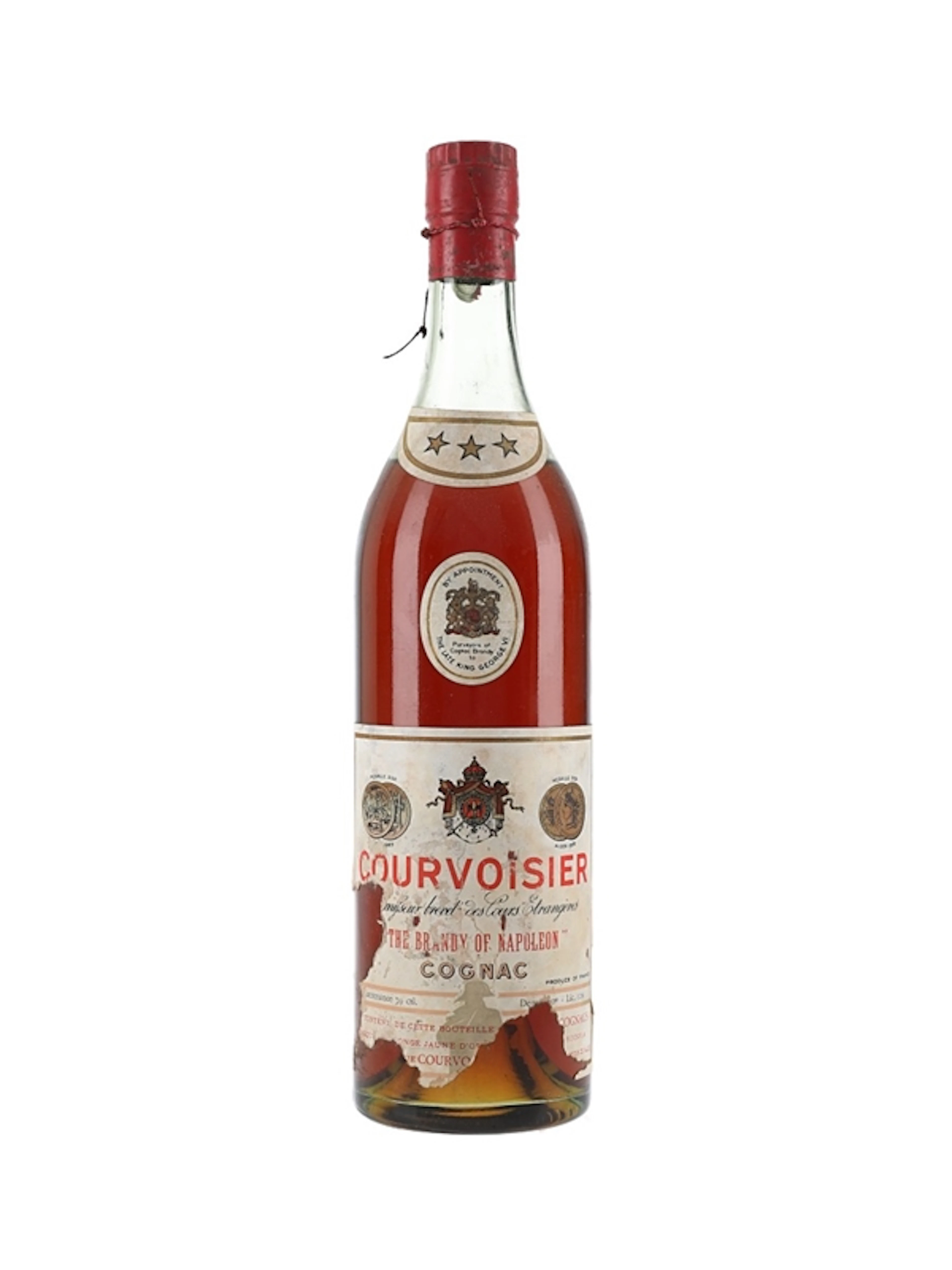 Courvoisier 3 Star Bottled 1950s 70cl / 40%