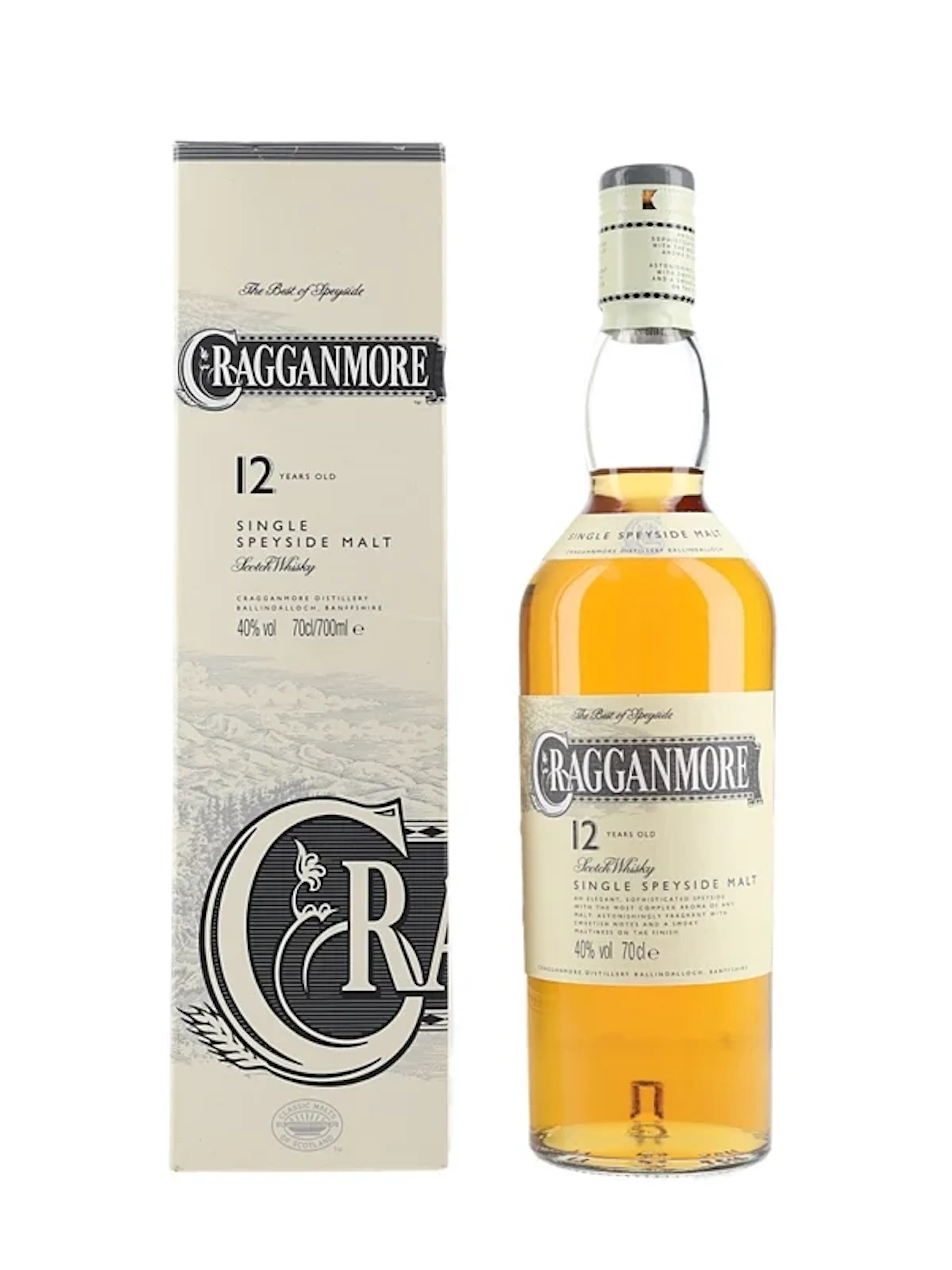 Cragganmore 12 Year Old 70cl / 40%