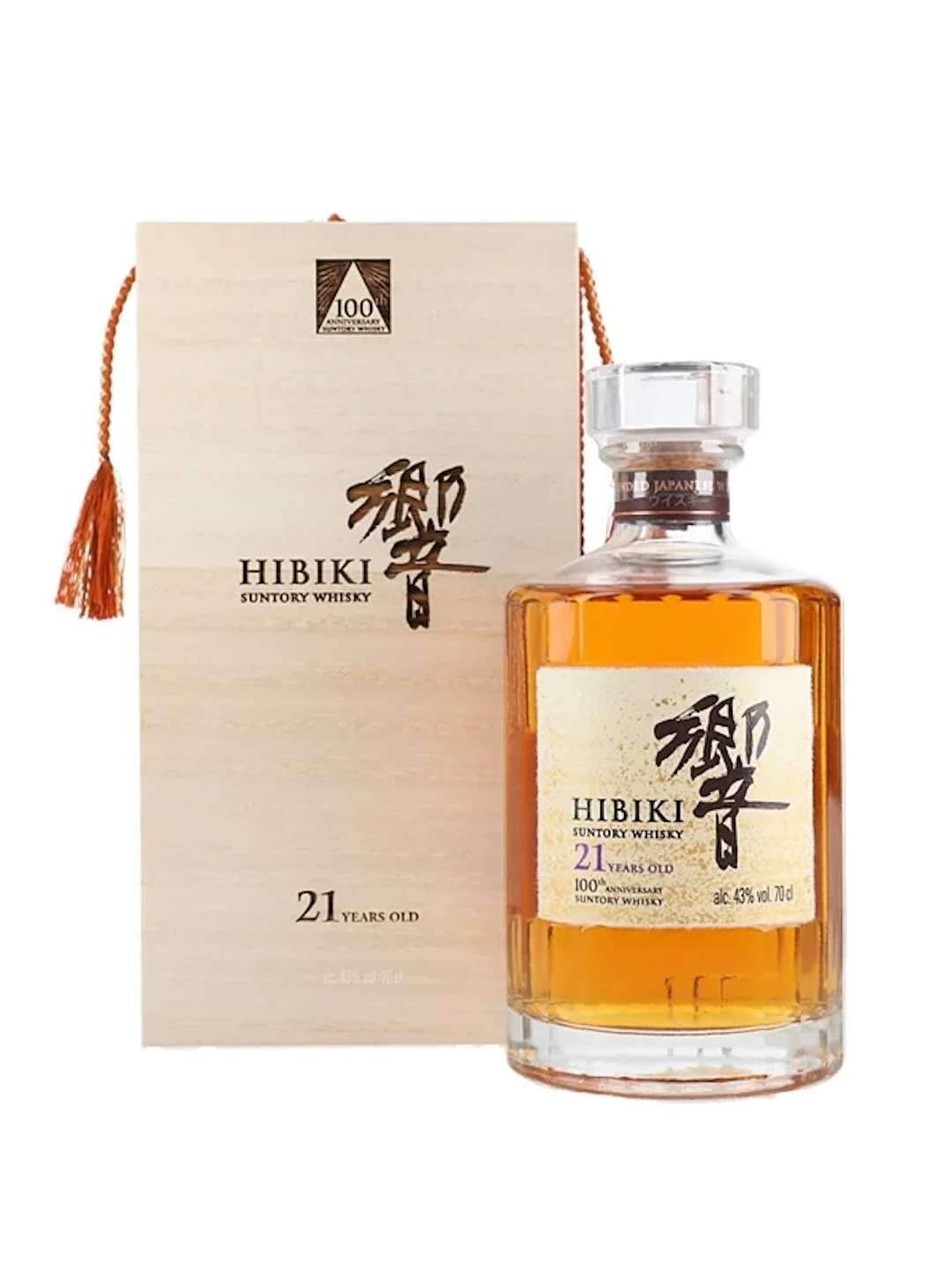 Hibiki 21 Year Old 100th Anniversary Suntory Whisky 70cl / 43%