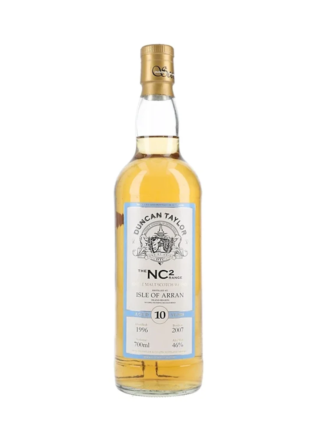 Isle Of Arran 1996 10 Year Old Bottled 2007 - Duncan Taylor 70cl / 46%
