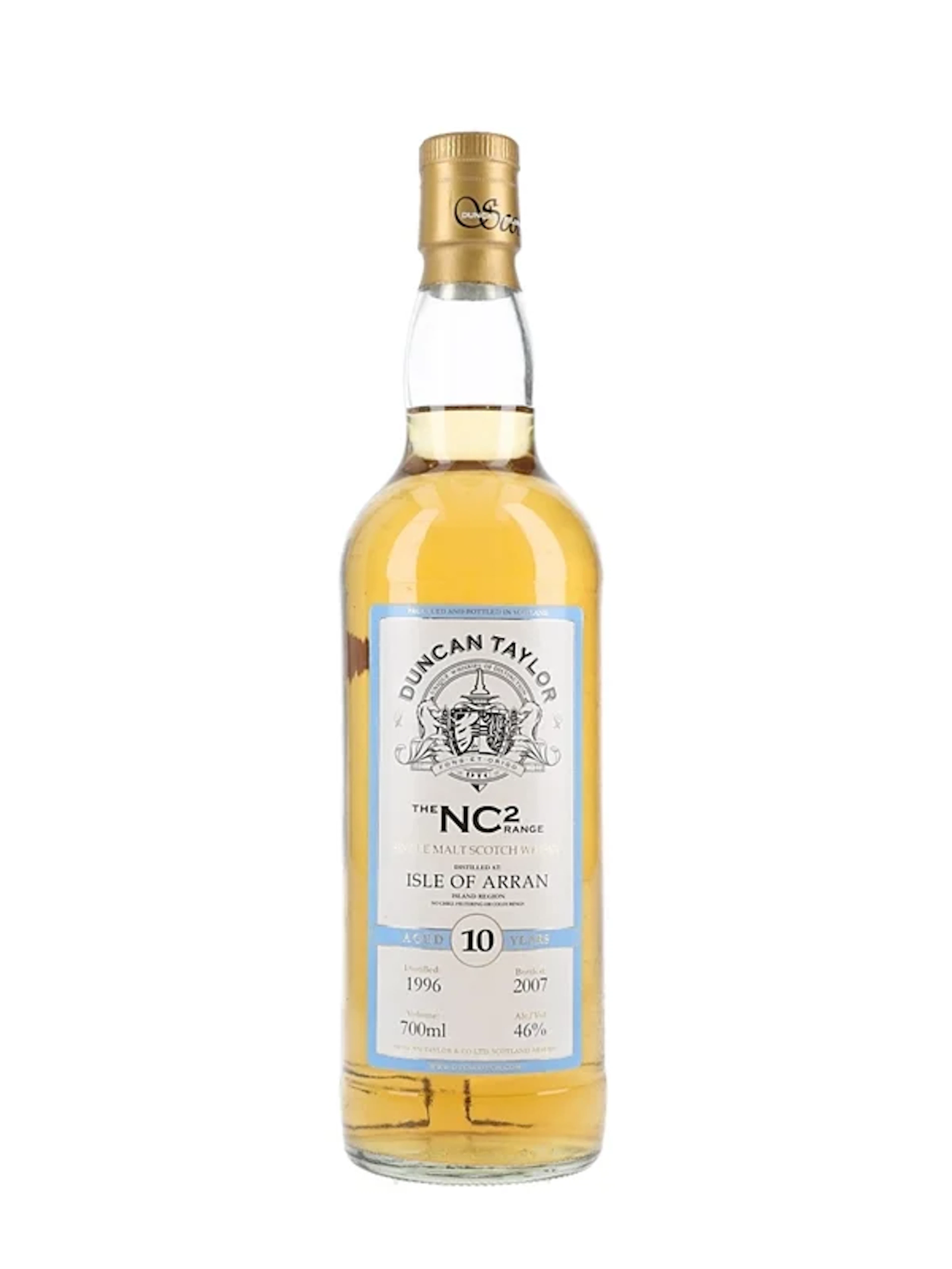 Isle Of Arran 1996 10 Year Old Bottled 2007 - Duncan Taylor 70cl / 46%