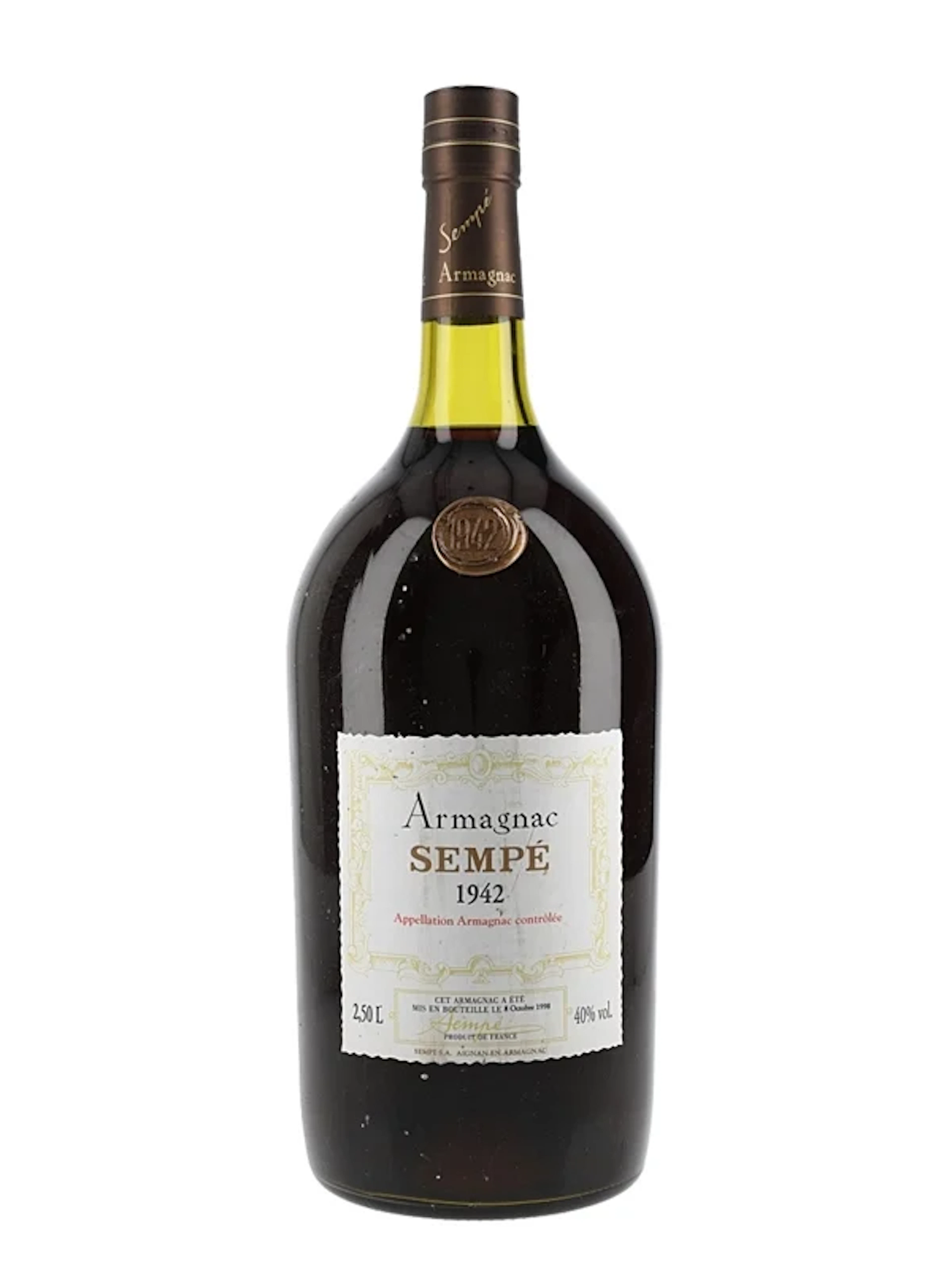 Sempe 1942 Armagnac Bottled 1998 - Large Format 250cl / 40%