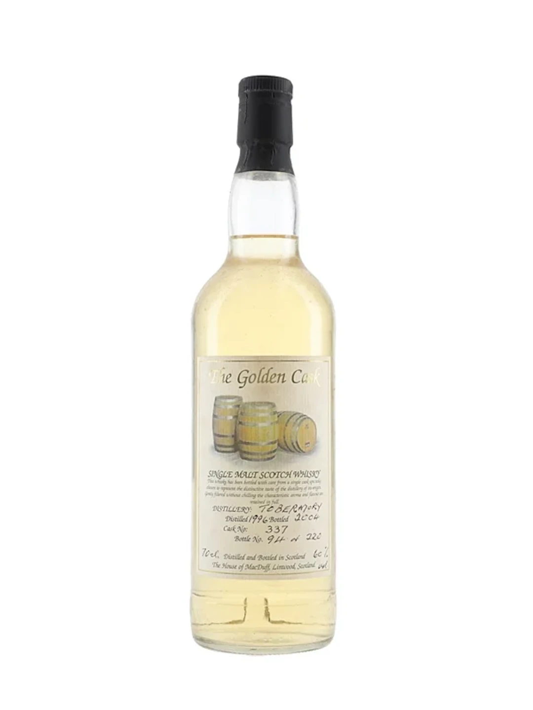 Tobermory 1996 Bottled 2004 - The Golden Cask 70cl / 60%