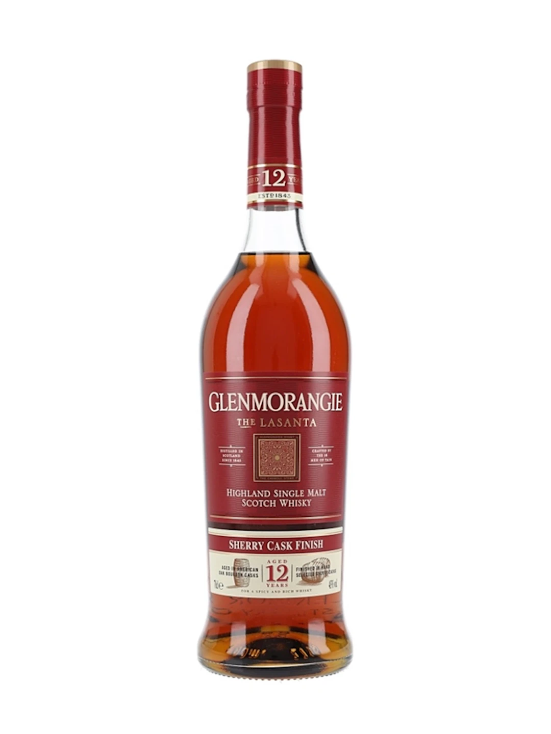 Glenmorangie 12 Year Old Lasanta Bottled 2022 - Sherry Finish 70cl / 43%