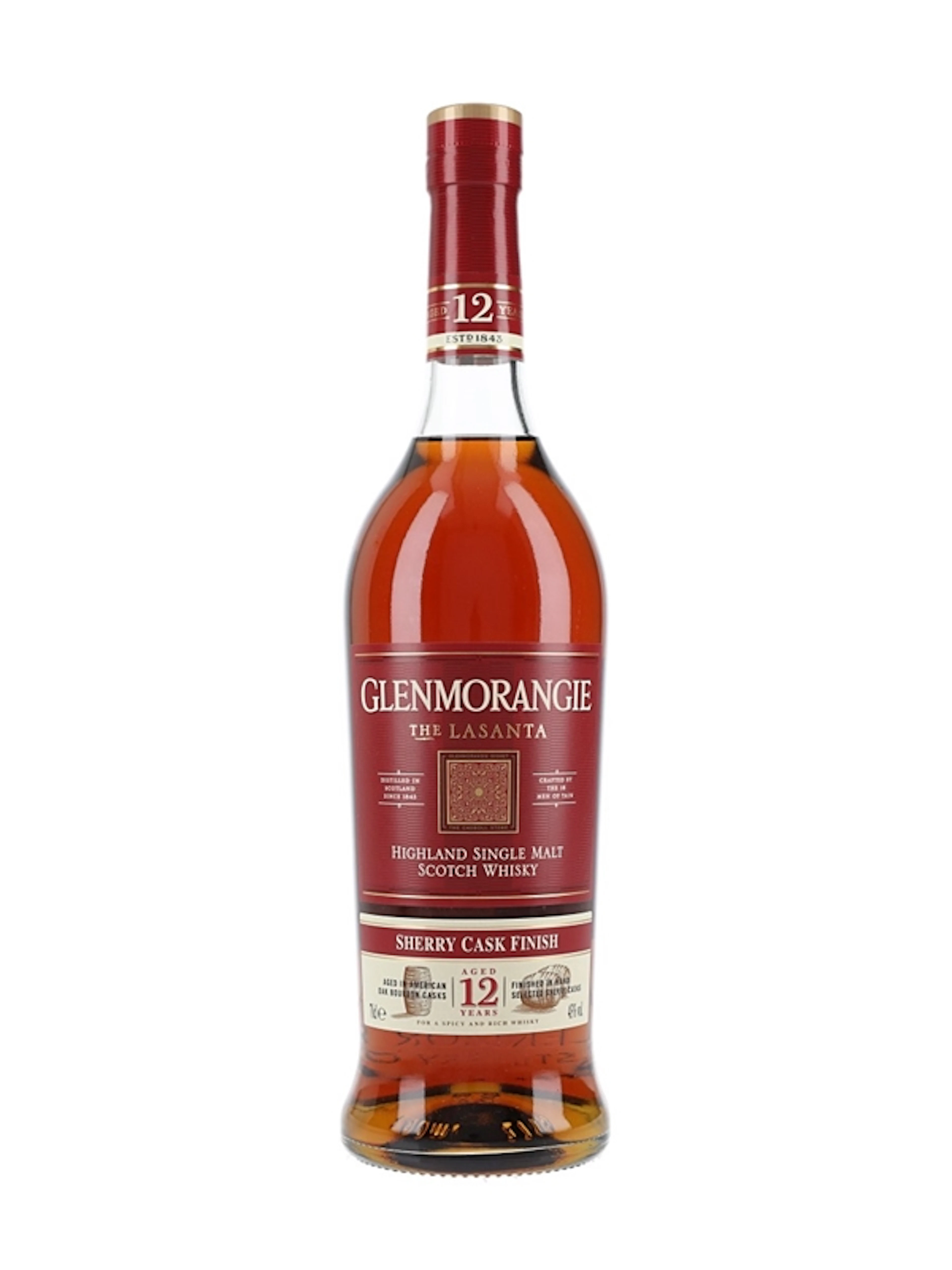 Glenmorangie 12 Year Old Lasanta Bottled 2022 - Sherry Finish 70cl / 43%