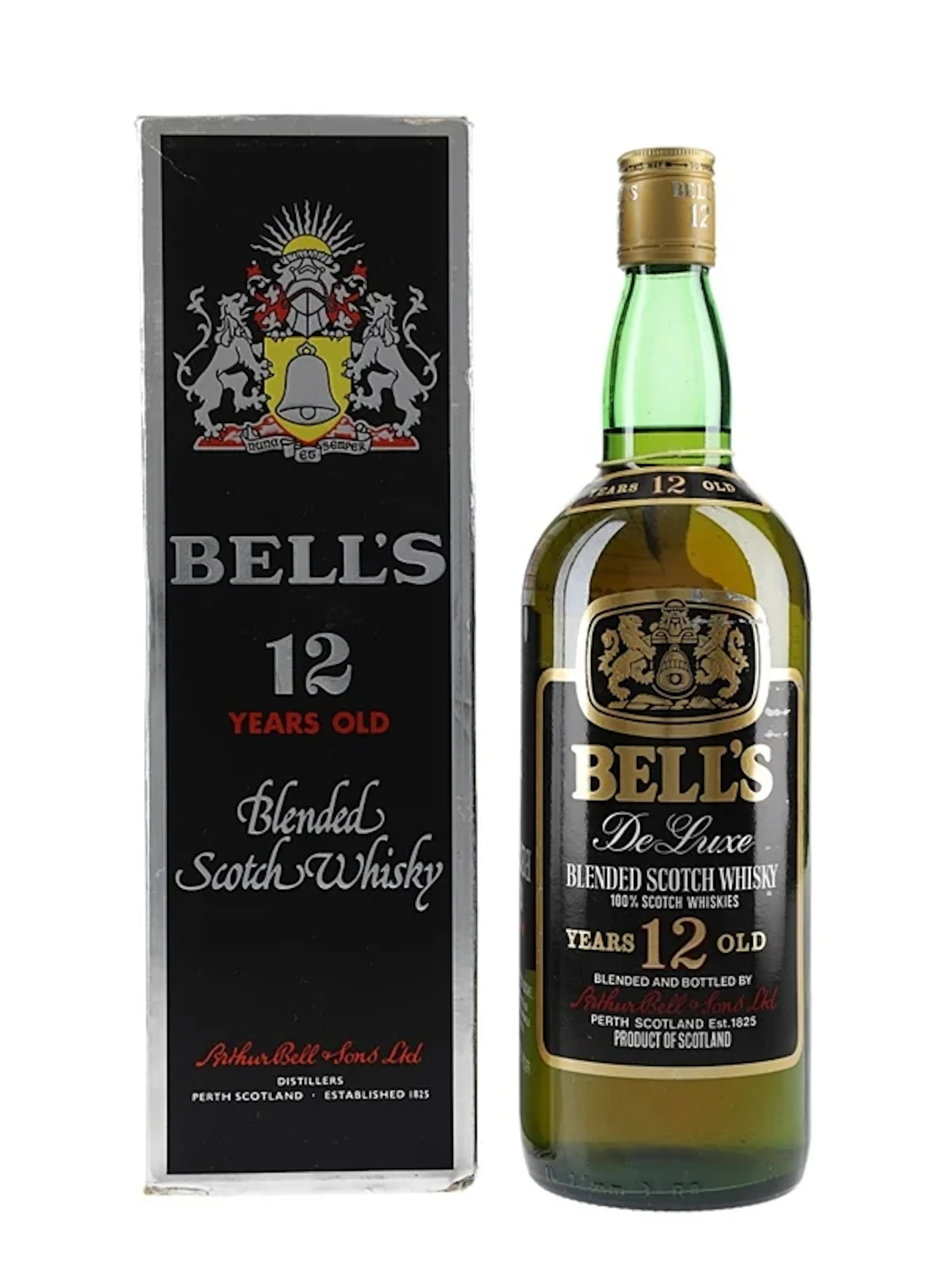 Bell's 12 Year Old De Luxe Bottled 1980s 100cl / 43%