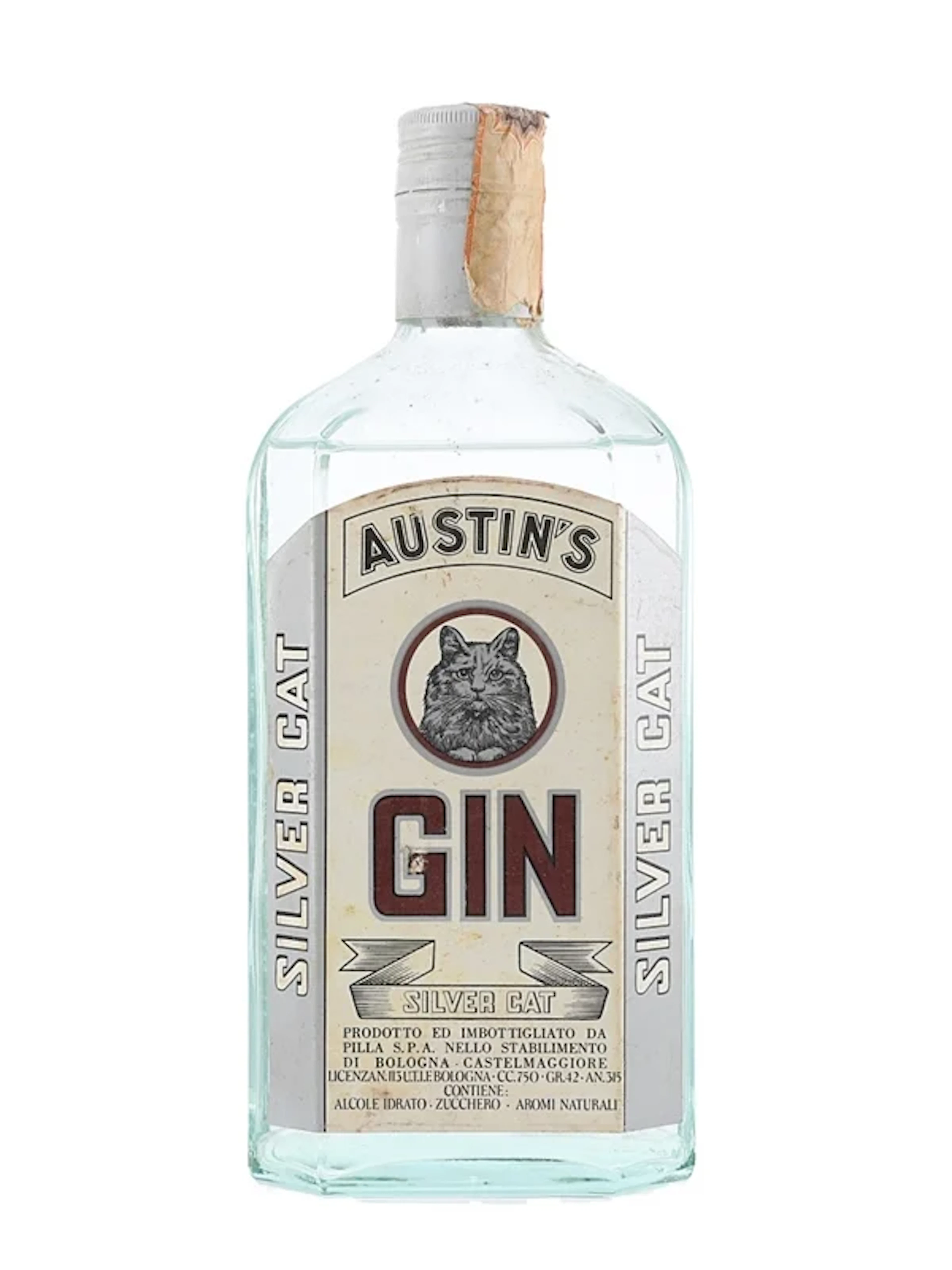 Austin's Silver Cat Gi Bottled 1970s 75cl / 42%