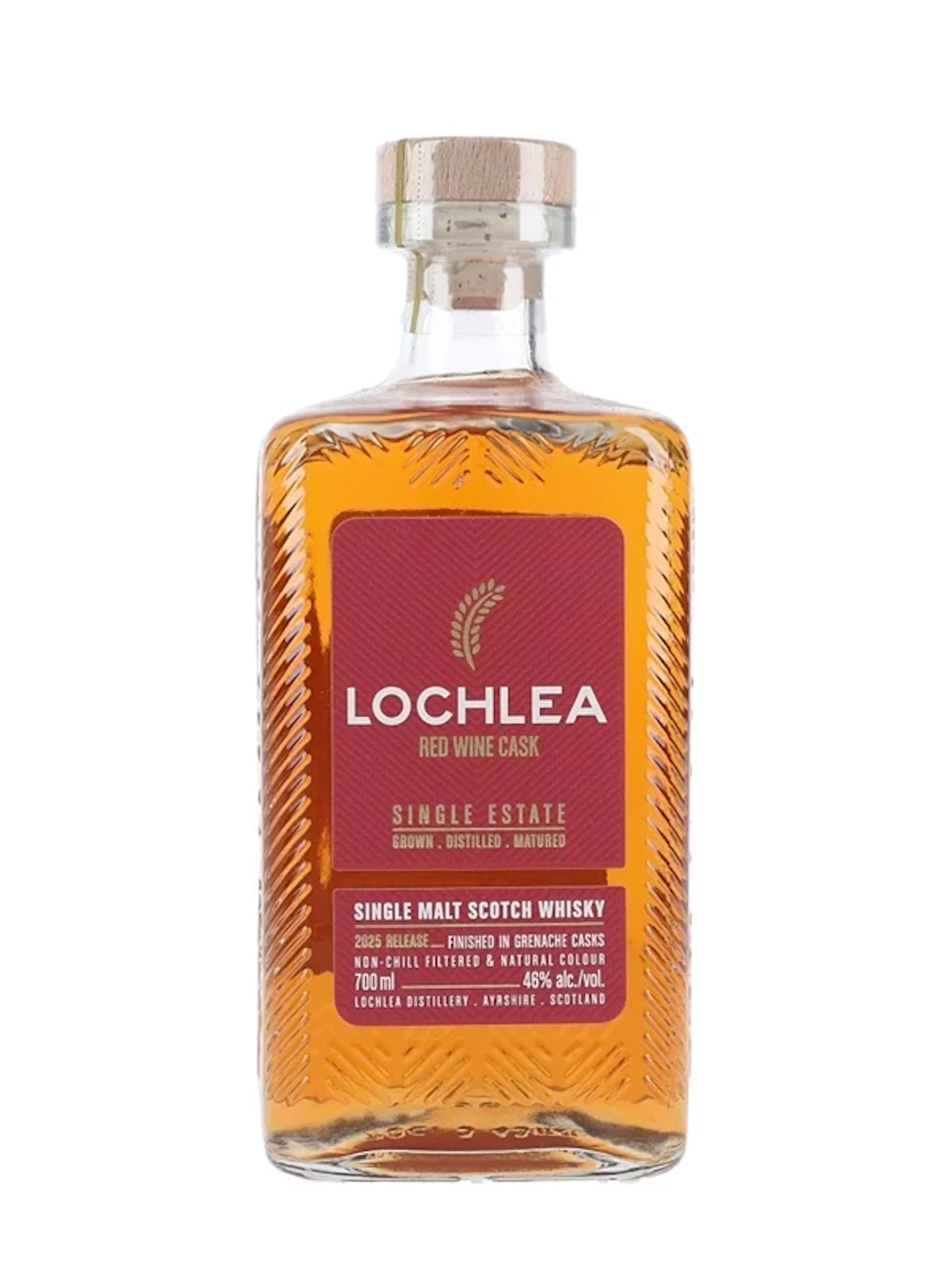 Lochlea Red Wine Cask 2025 Release 70cl / 46%