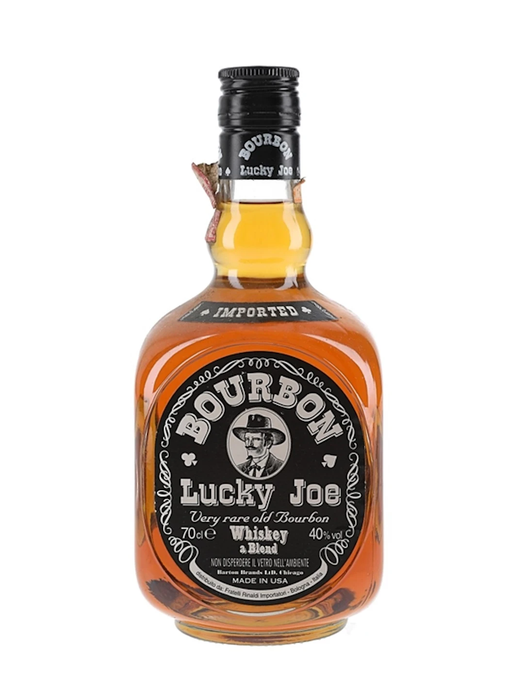 Lucky Joe Bourbo Bottled 1980s - Rinaldi 70cl / 40%
