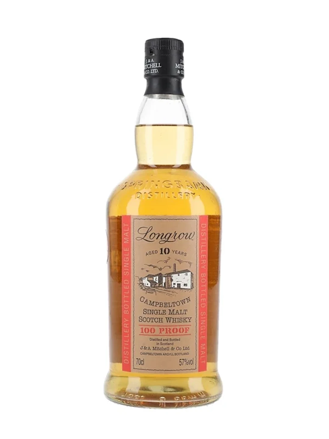 Longrow 10 Year Old 100 Proof Bottled 2000s 70cl / 57%
