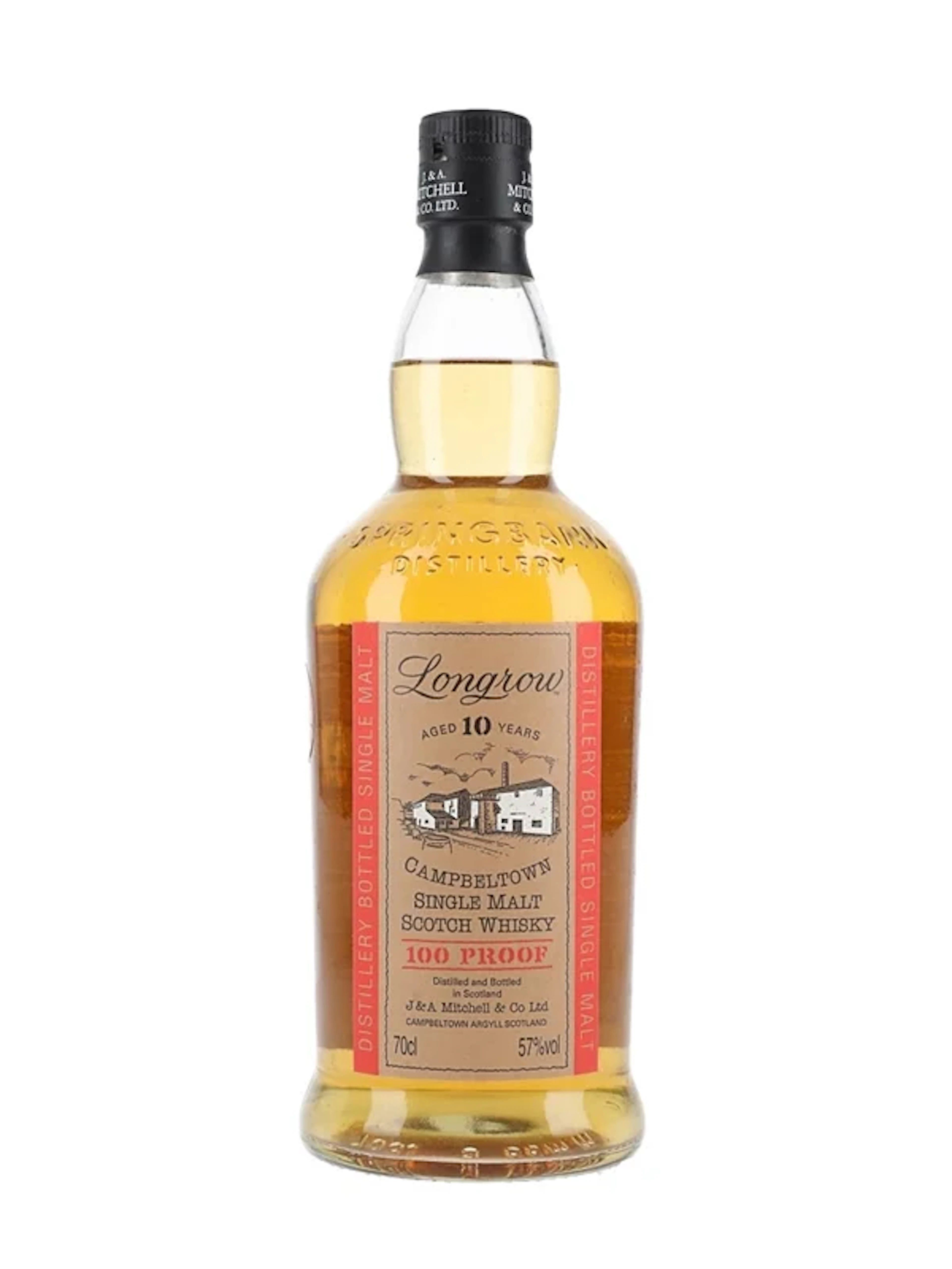 Longrow 10 Year Old 100 Proof Bottled 2000s 70cl / 57%
