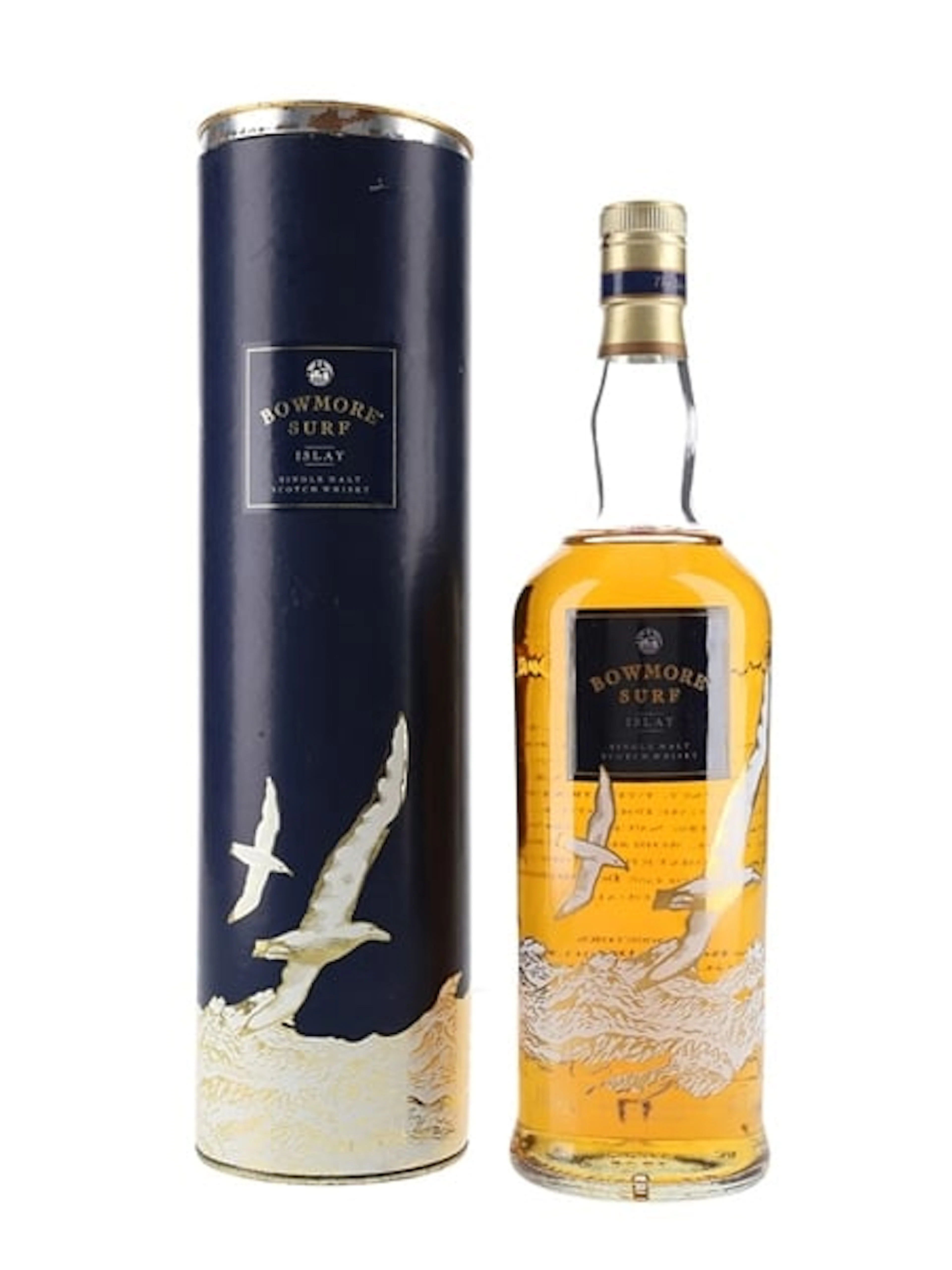 Bowmore Surf Bottled 1990s - Screen Printed Label 100cl / 43%