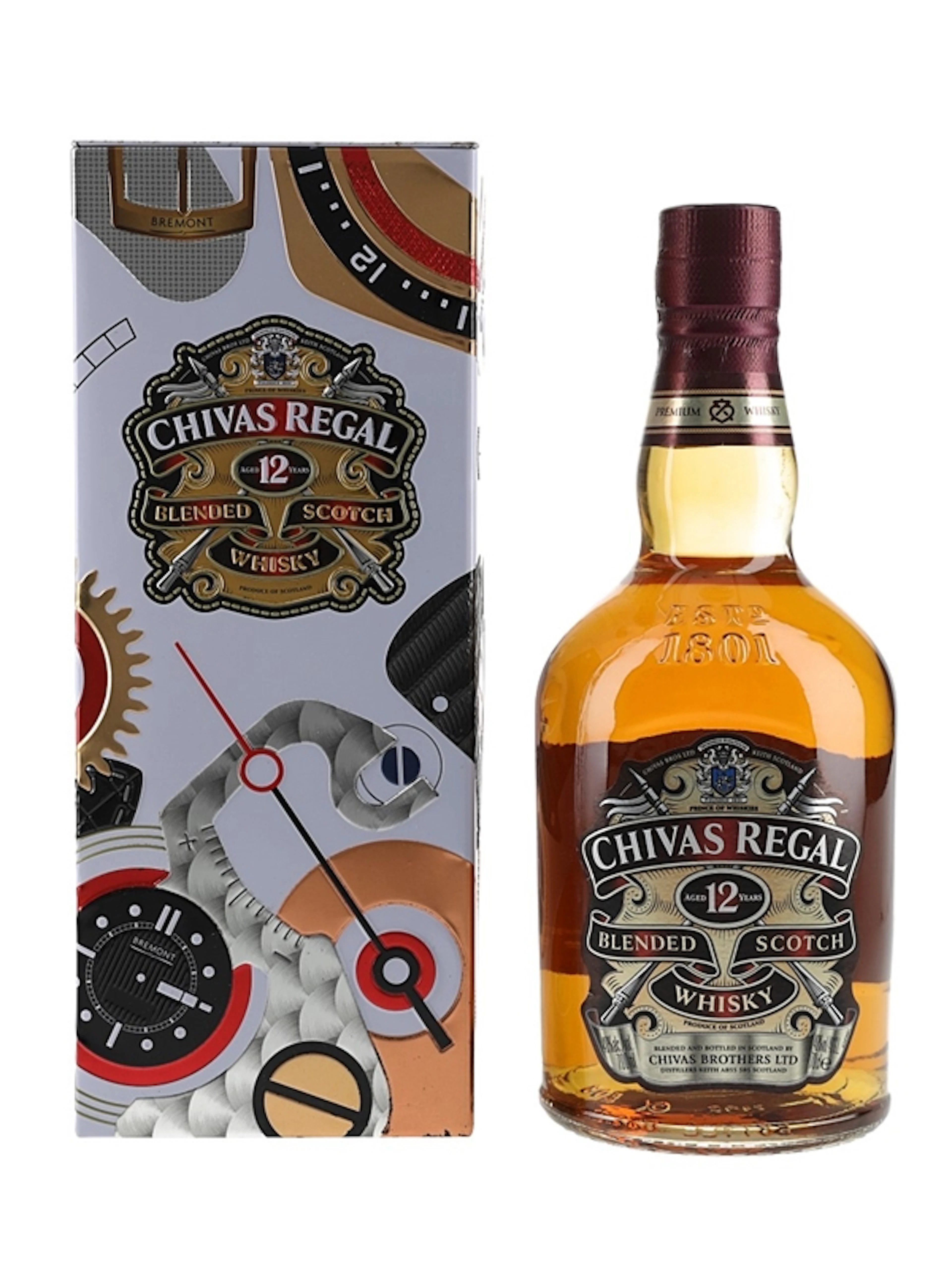 Chivas Regal 12 Year Old Made For Gentlemen - Bremont Watch Company 70cl / 40%