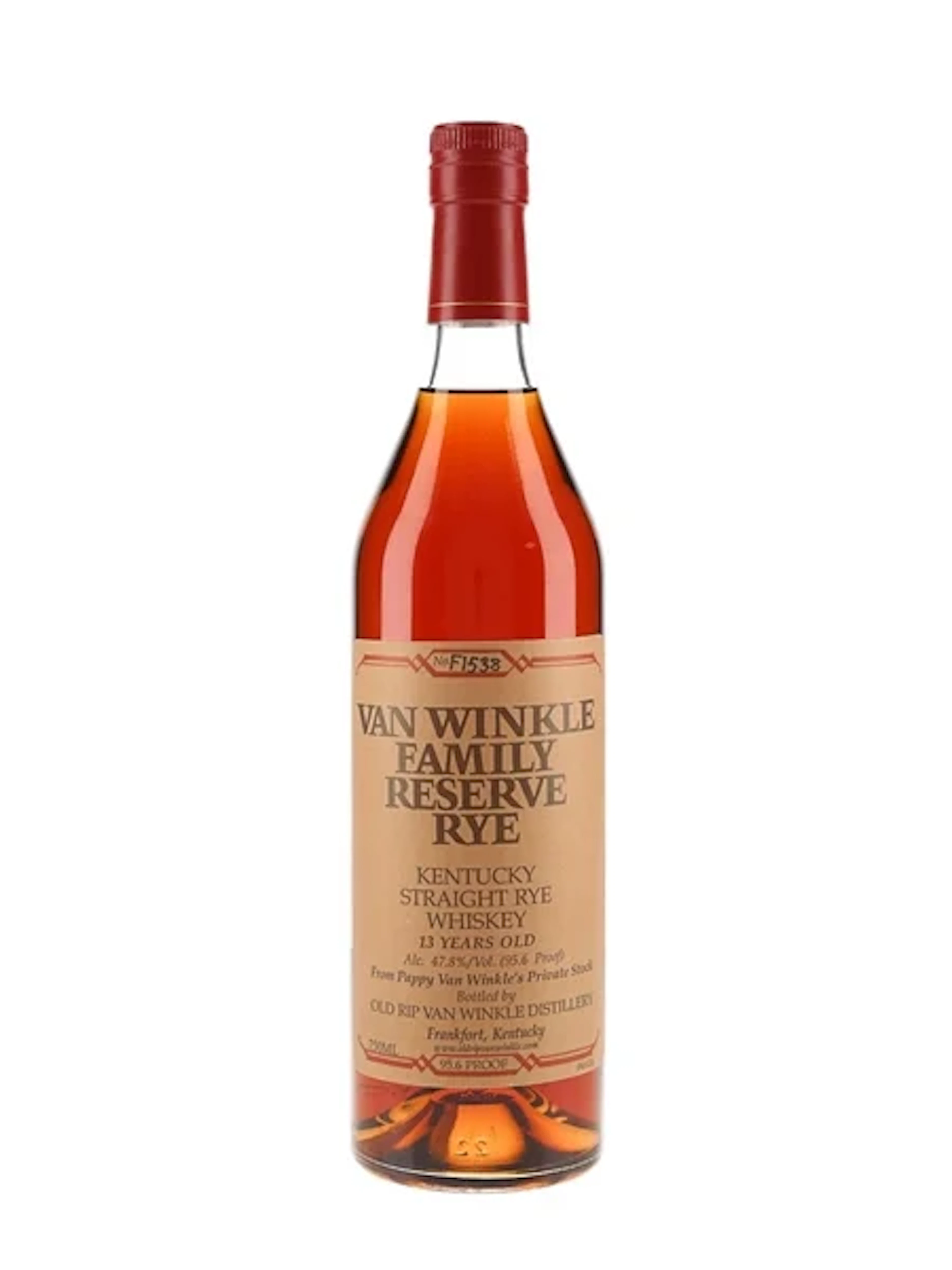 Van Winkle 13 Year Old Family Reserve Rye Bottled 2013 75cl / 47.8%