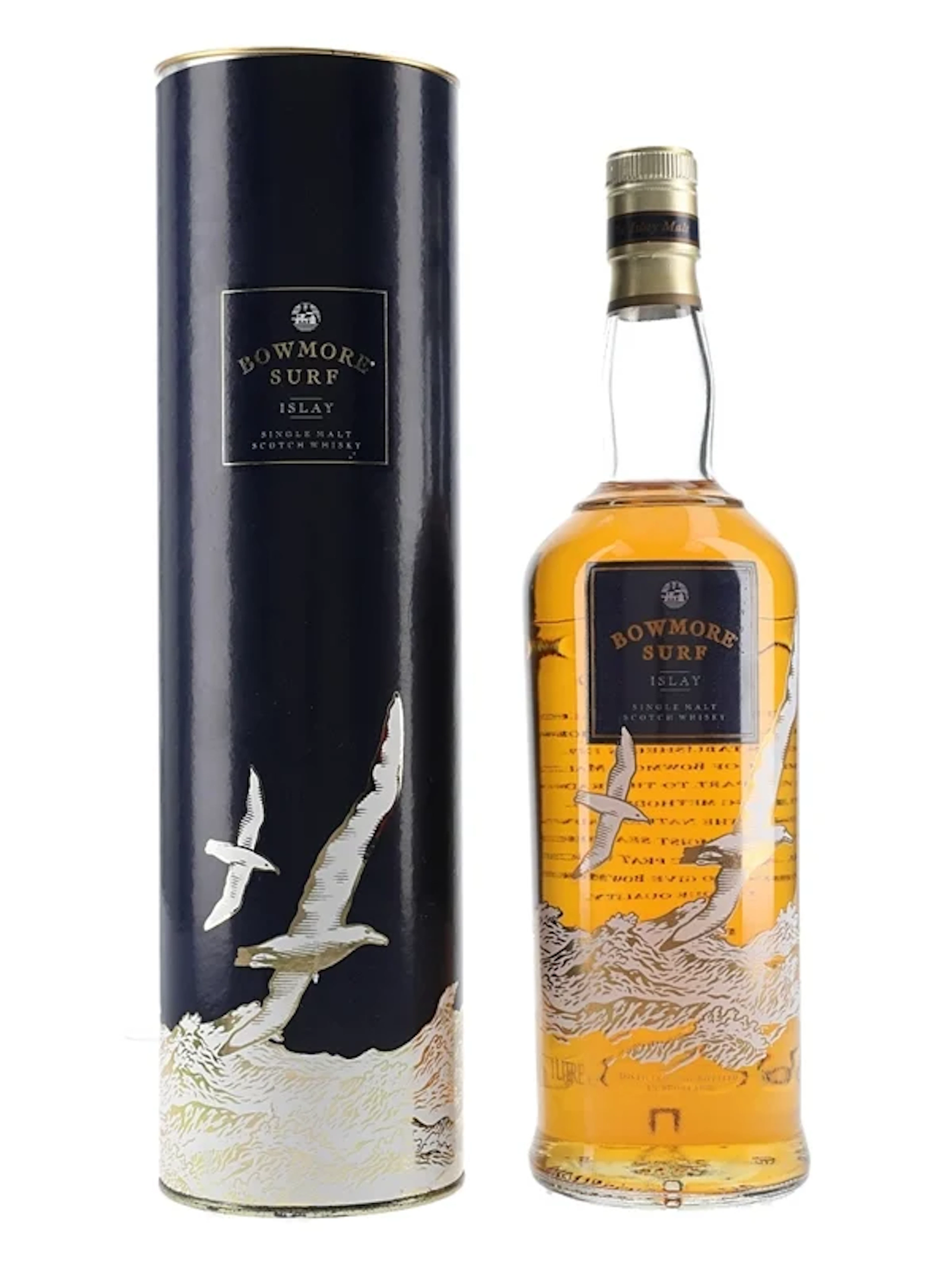 Bowmore Surf Bottled 1990s - Screen Printed Label 100cl / 43%