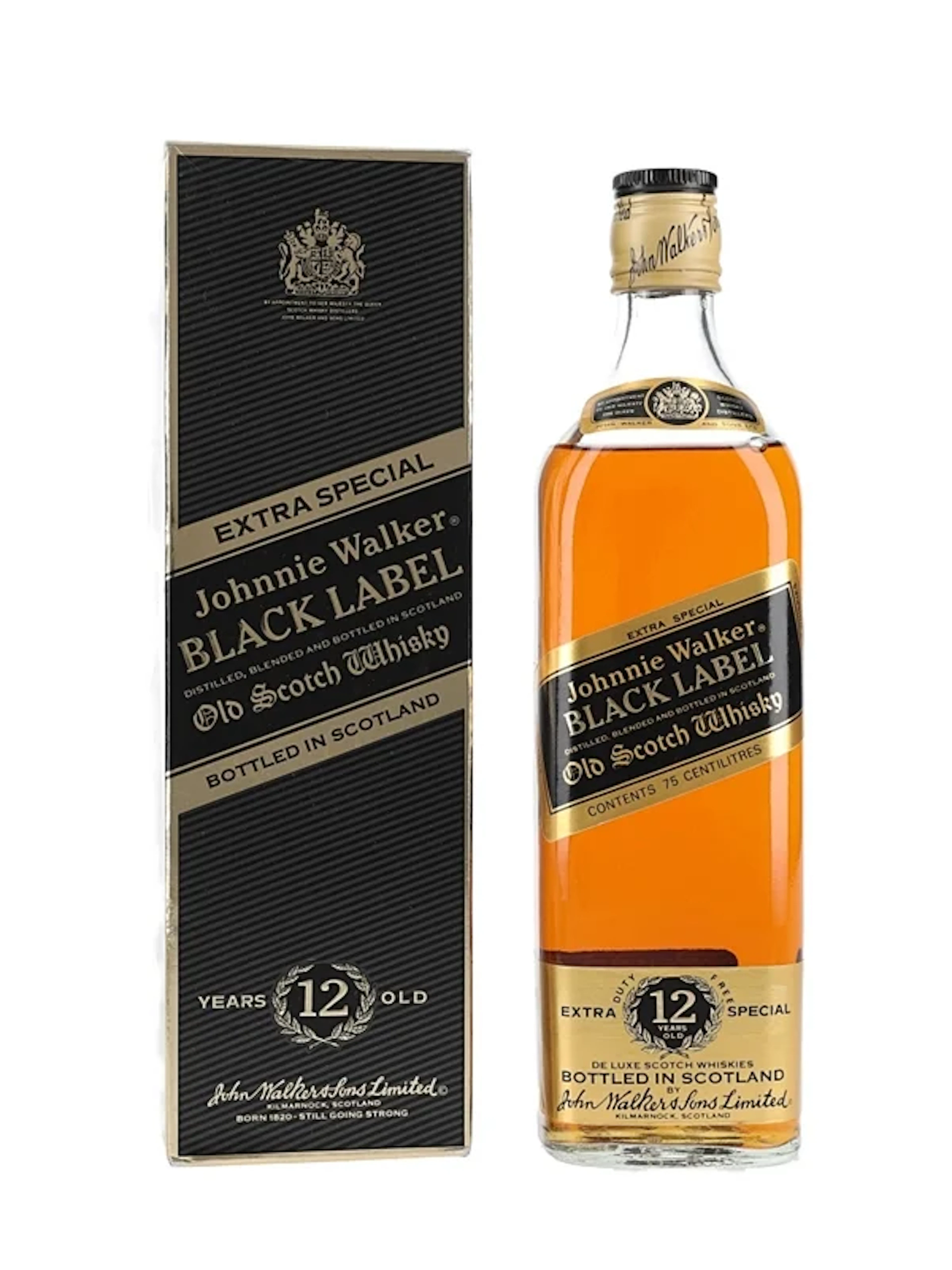 Johnnie Walker Black Label 12 Year Old Bottled 1980s 75cl / 40%