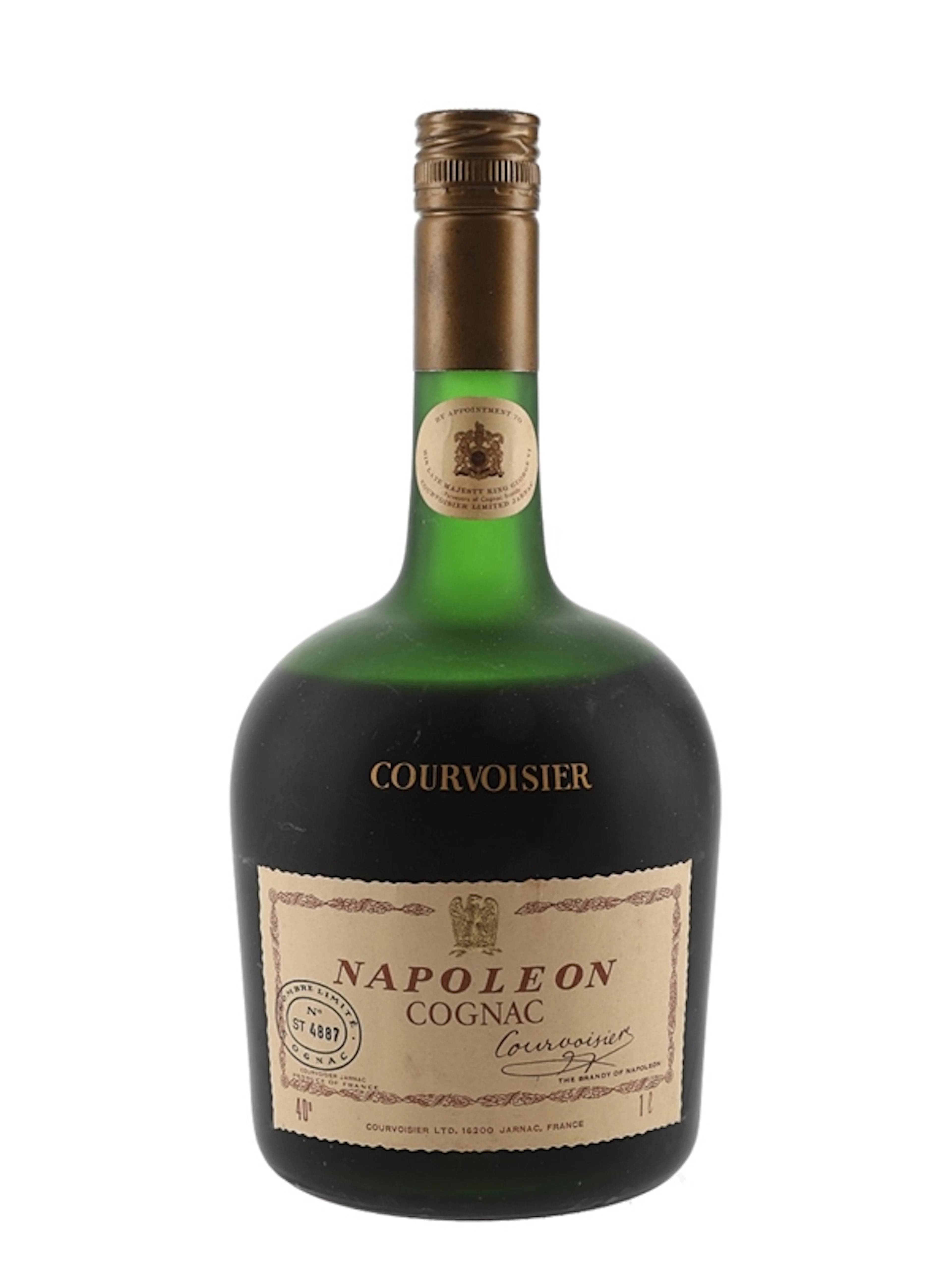 Courvoisier Napoleon Cognac Bottled 1980s - Numbered Bottle 100cl / 40%