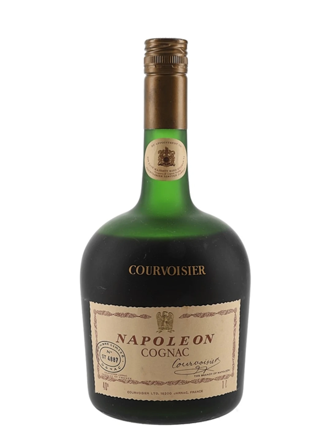 Courvoisier Napoleon Cognac Bottled 1980s - Numbered Bottle 100cl / 40%