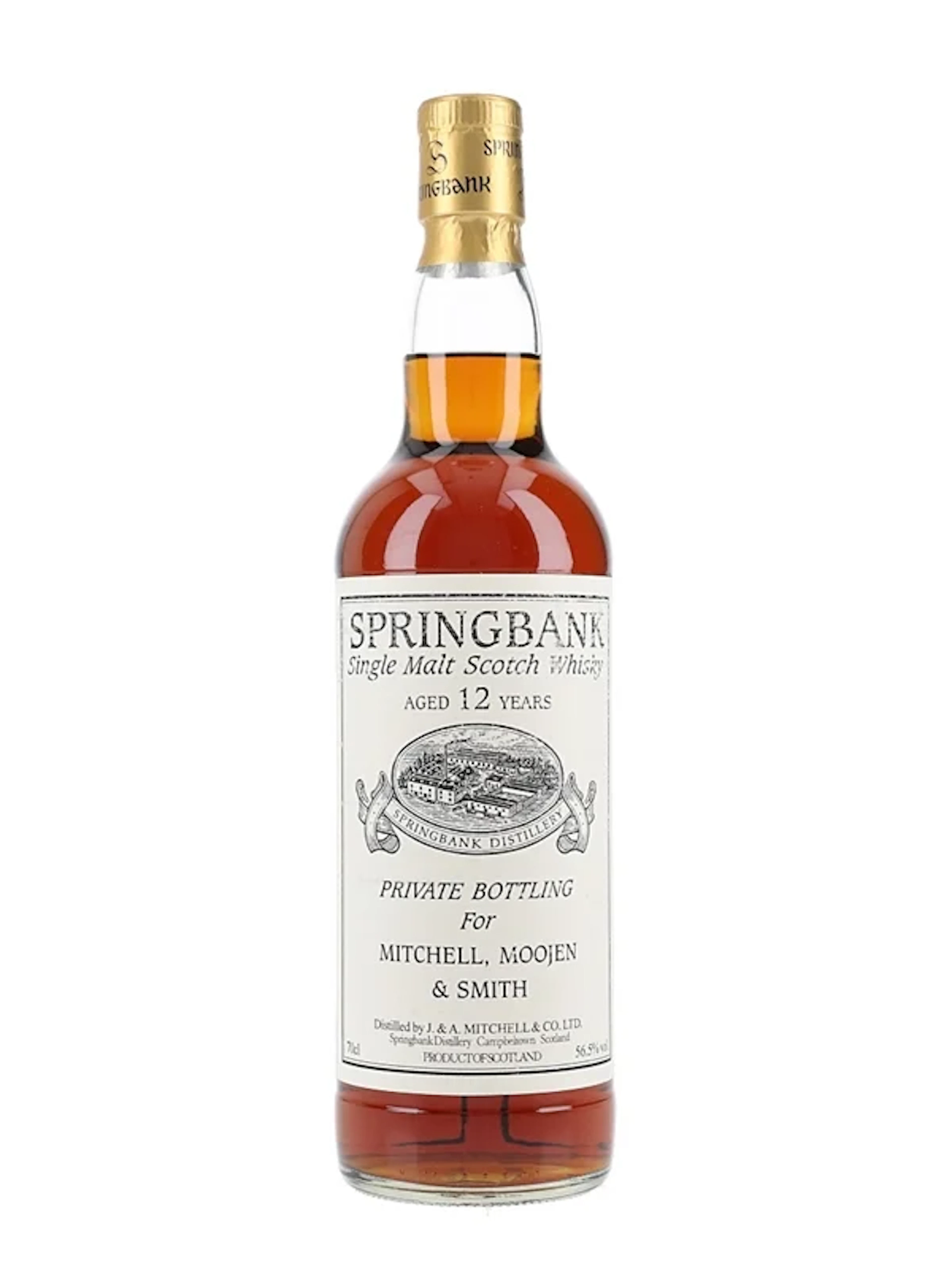 Springbank 12 Year Old Cask Strength Private Cask Bottling 70cl / 56.5%