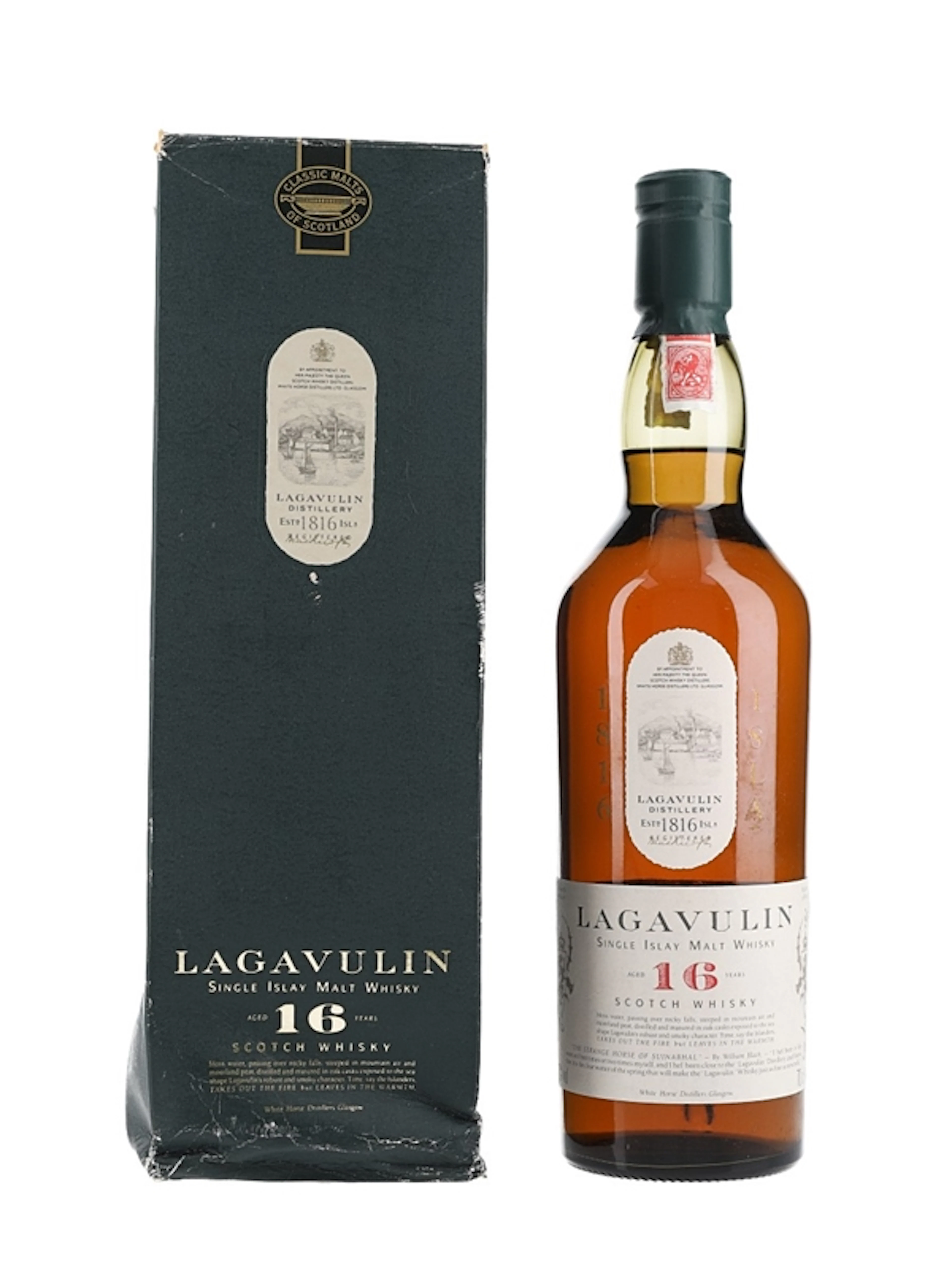Lagavulin 16 Year Old Bottled 1990s - White Horse Distillers 70cl / 43%