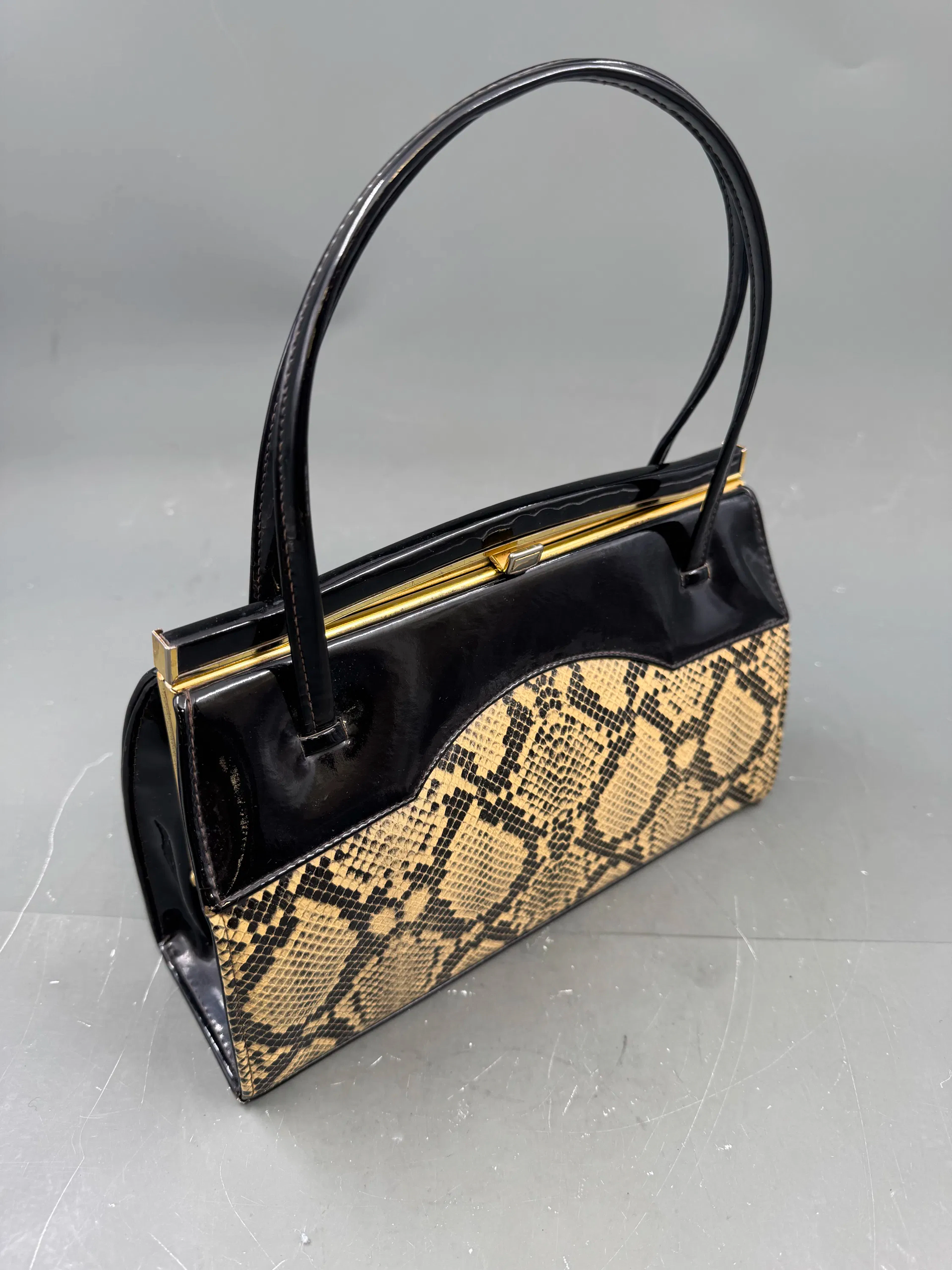 Skinnveske Vintage ekte skinn som ny