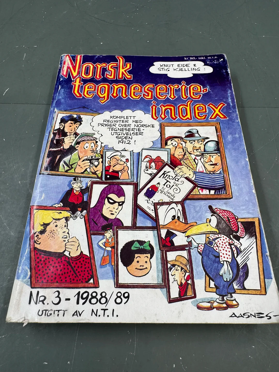 Bok Norsk Tegneserie index