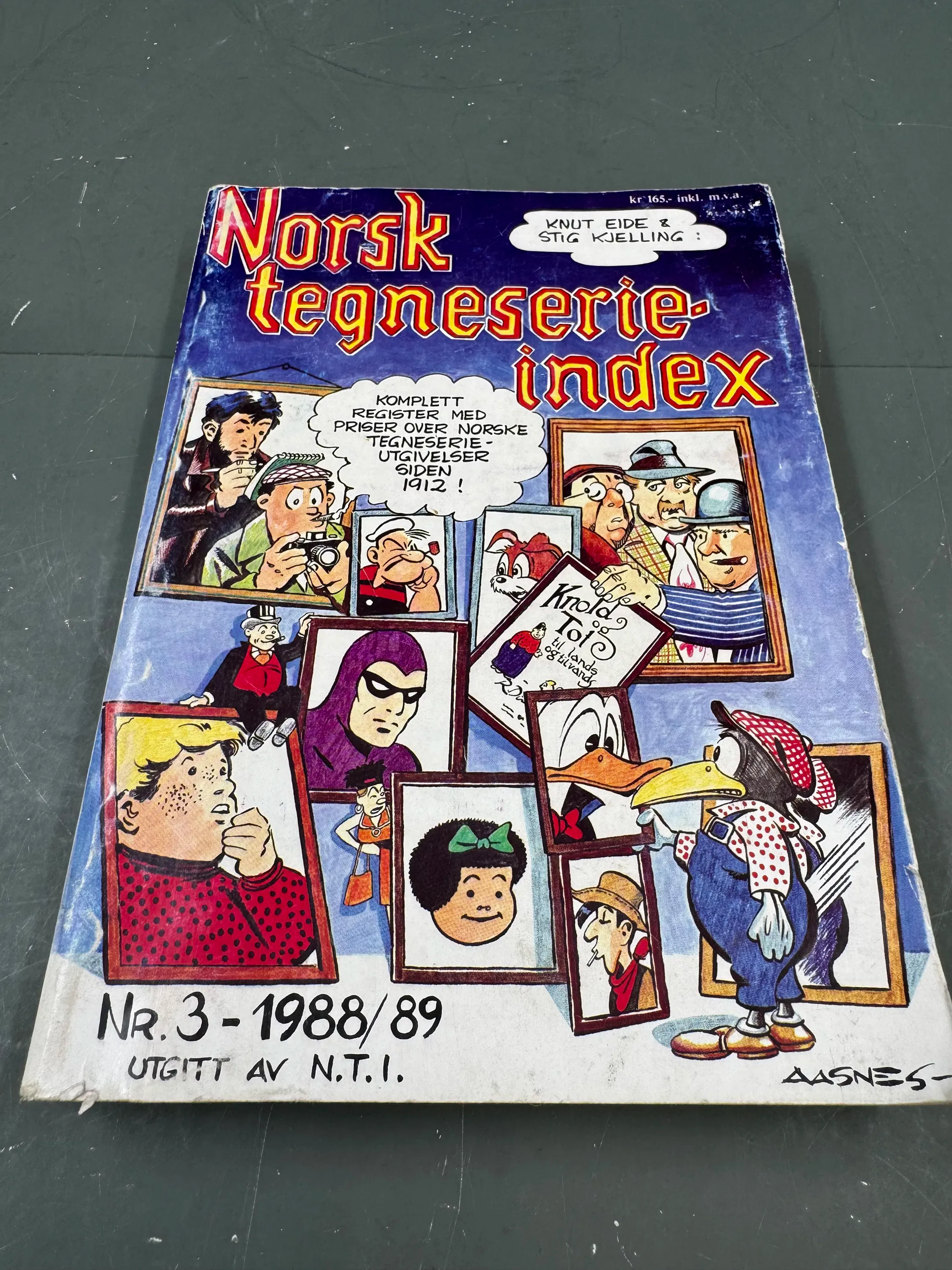 Bok Norsk Tegneserie index