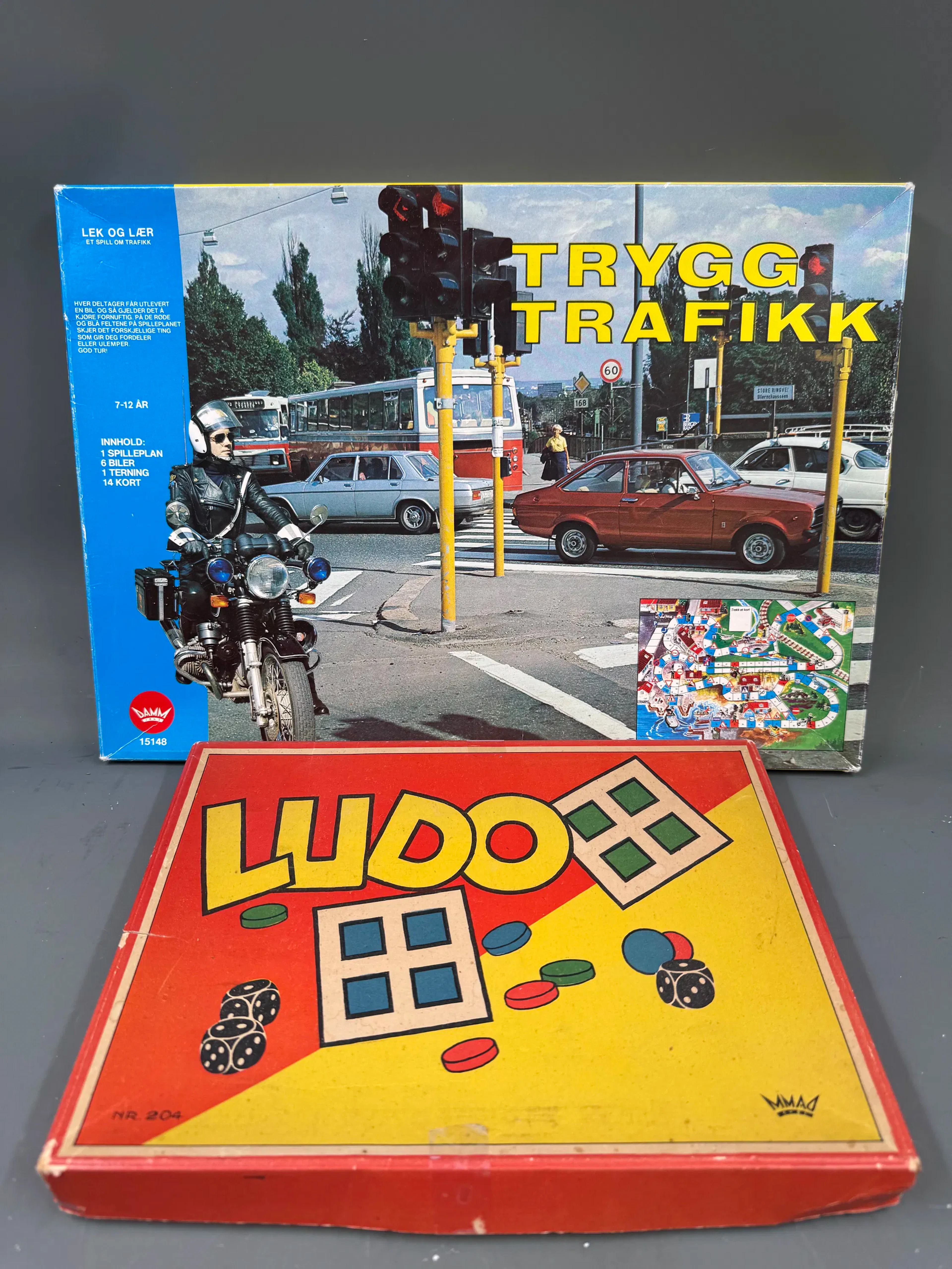 2 Gamle spill Ludo, Trygg Trafikk