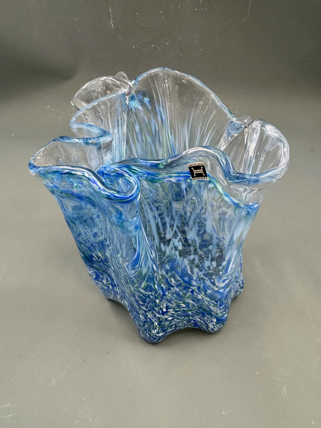 Flott Tulipanvase i glass