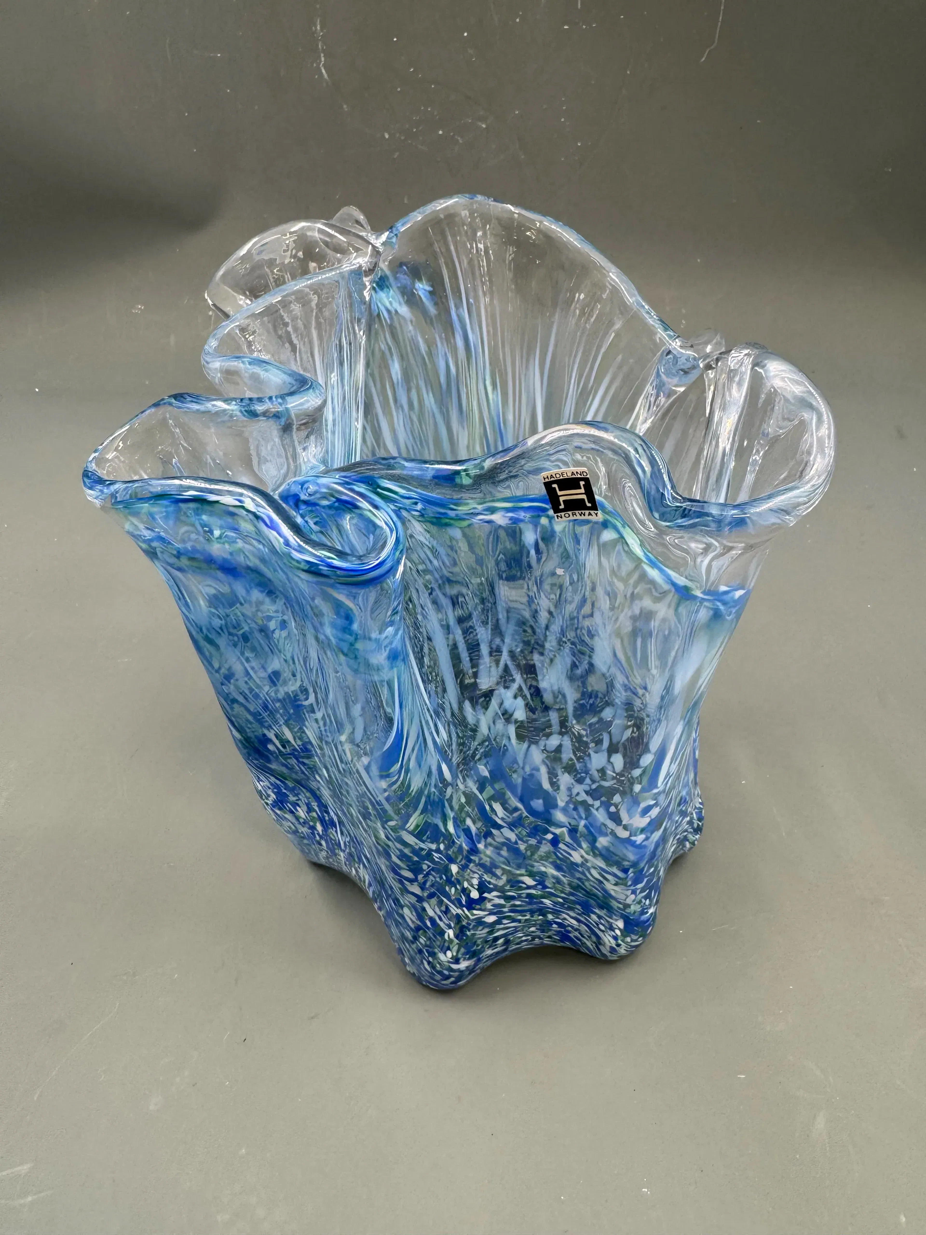 Flott Tulipanvase i glass