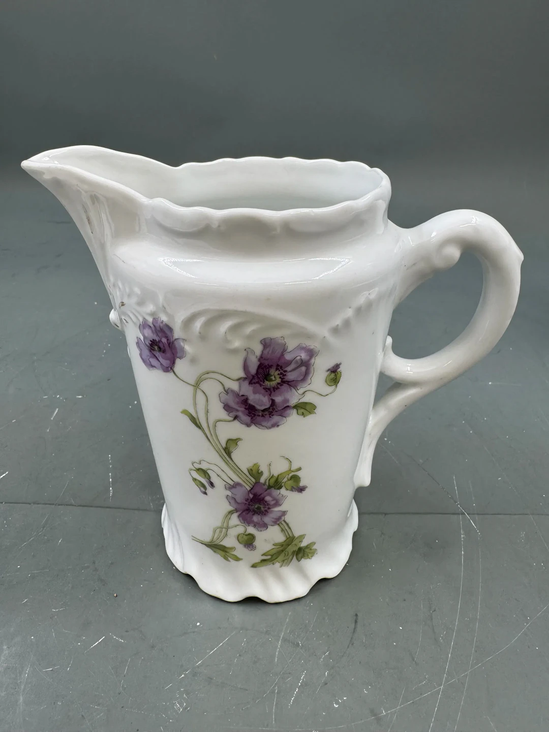 PP- Flott mugge med lilla blomster