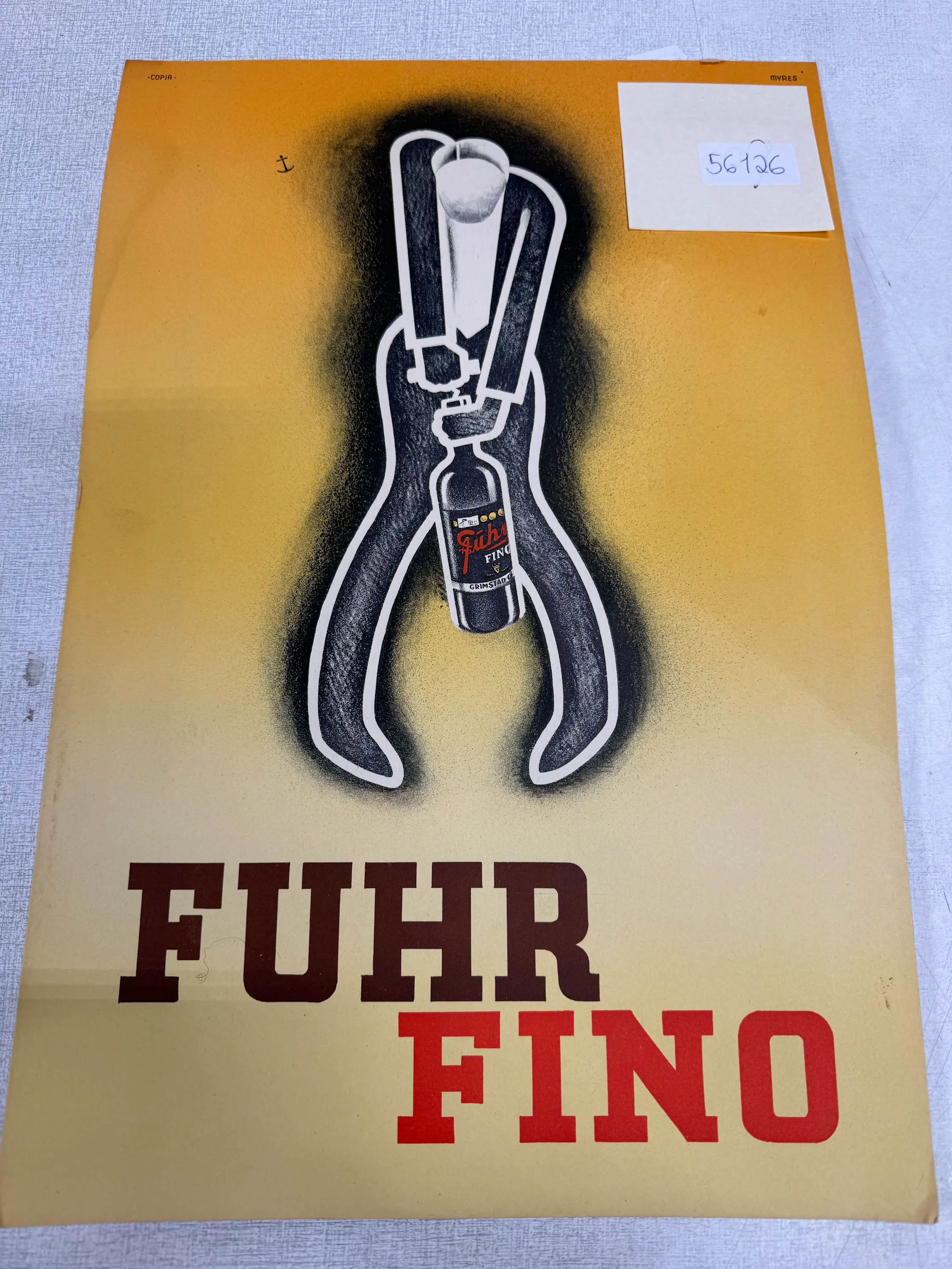 Gmlt grimstad plakat 1930-40 tall