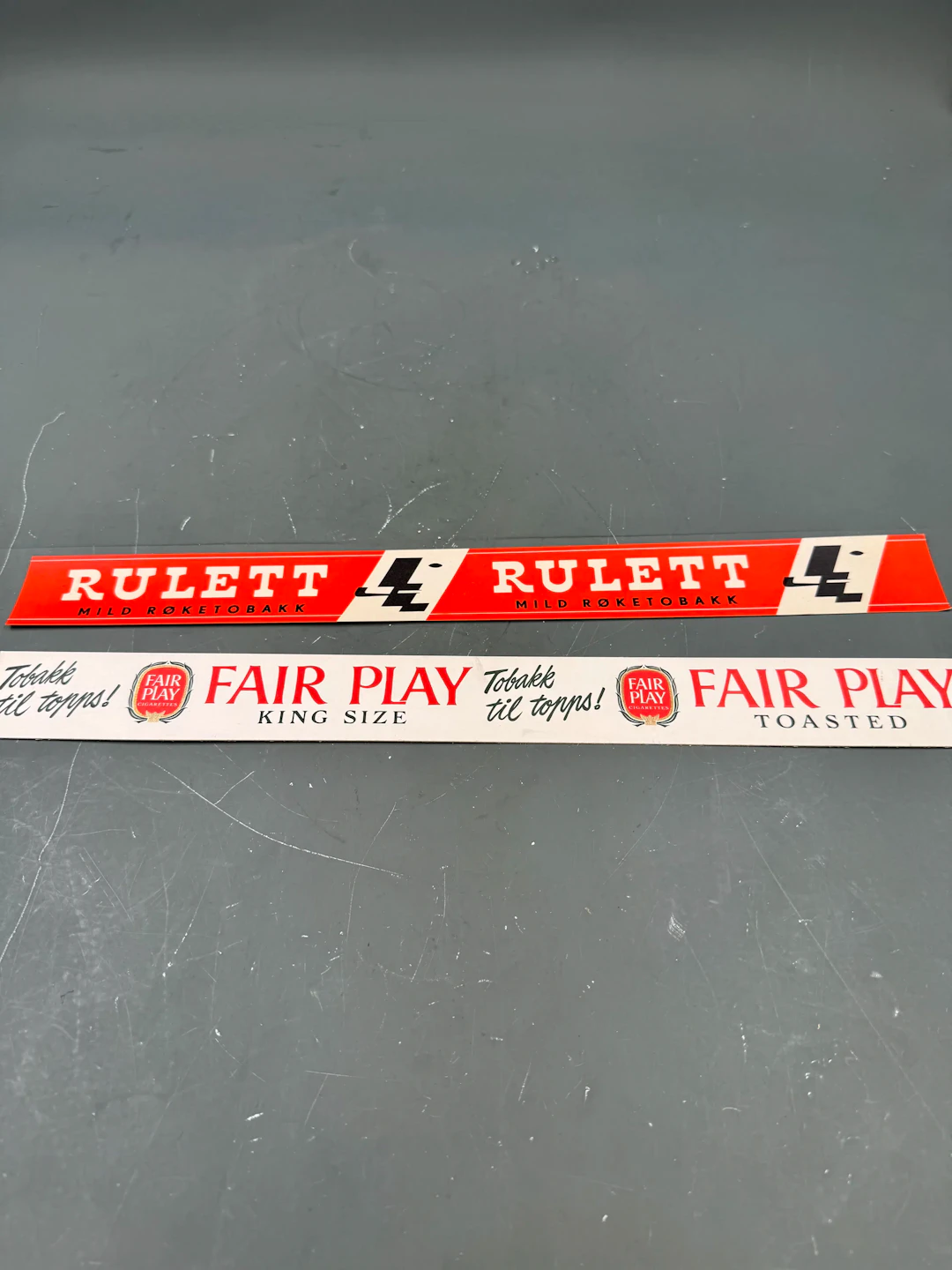 2 gml hylleskilter 50 tallet