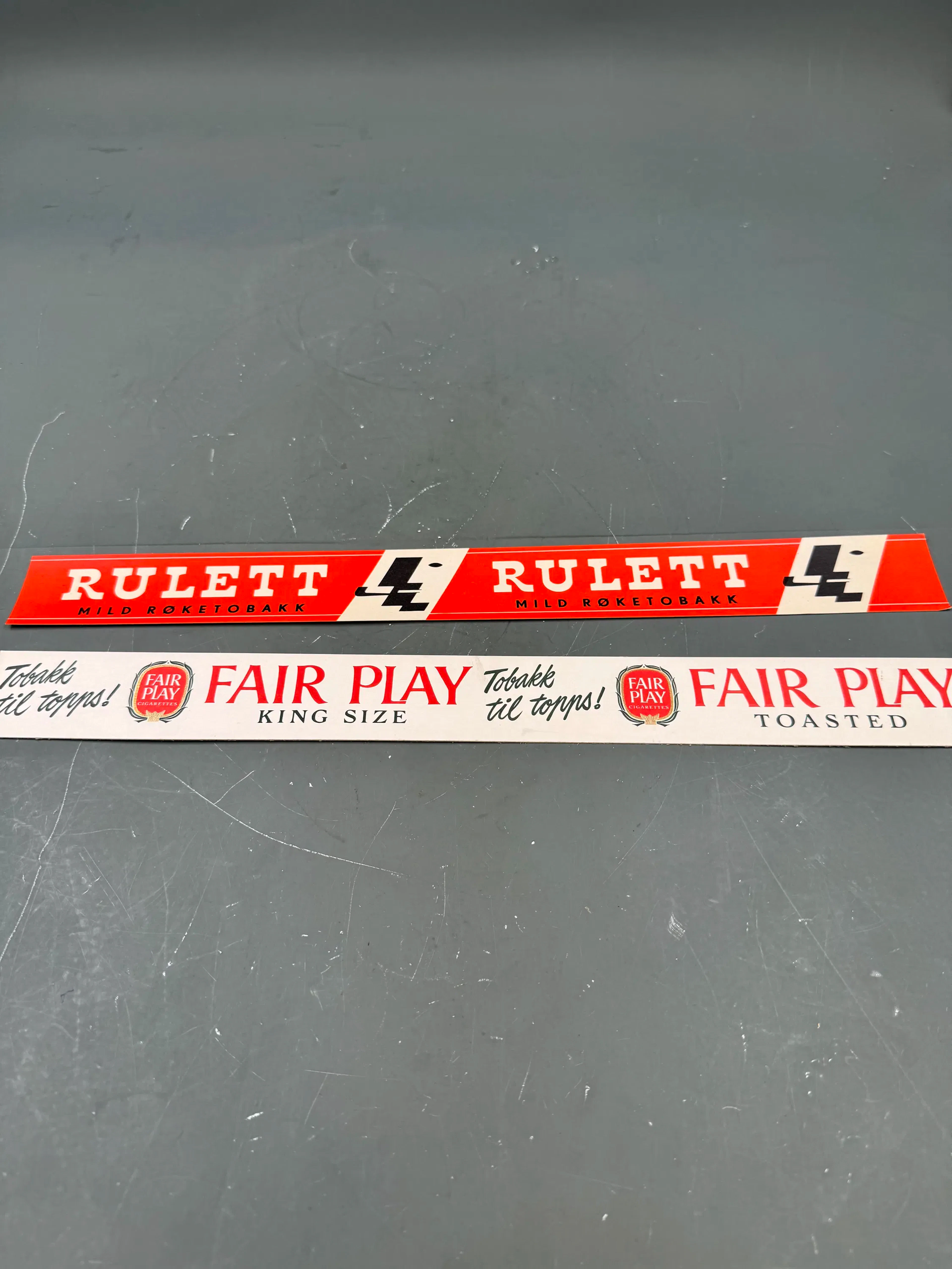 2 gml hylleskilter 50 tallet
