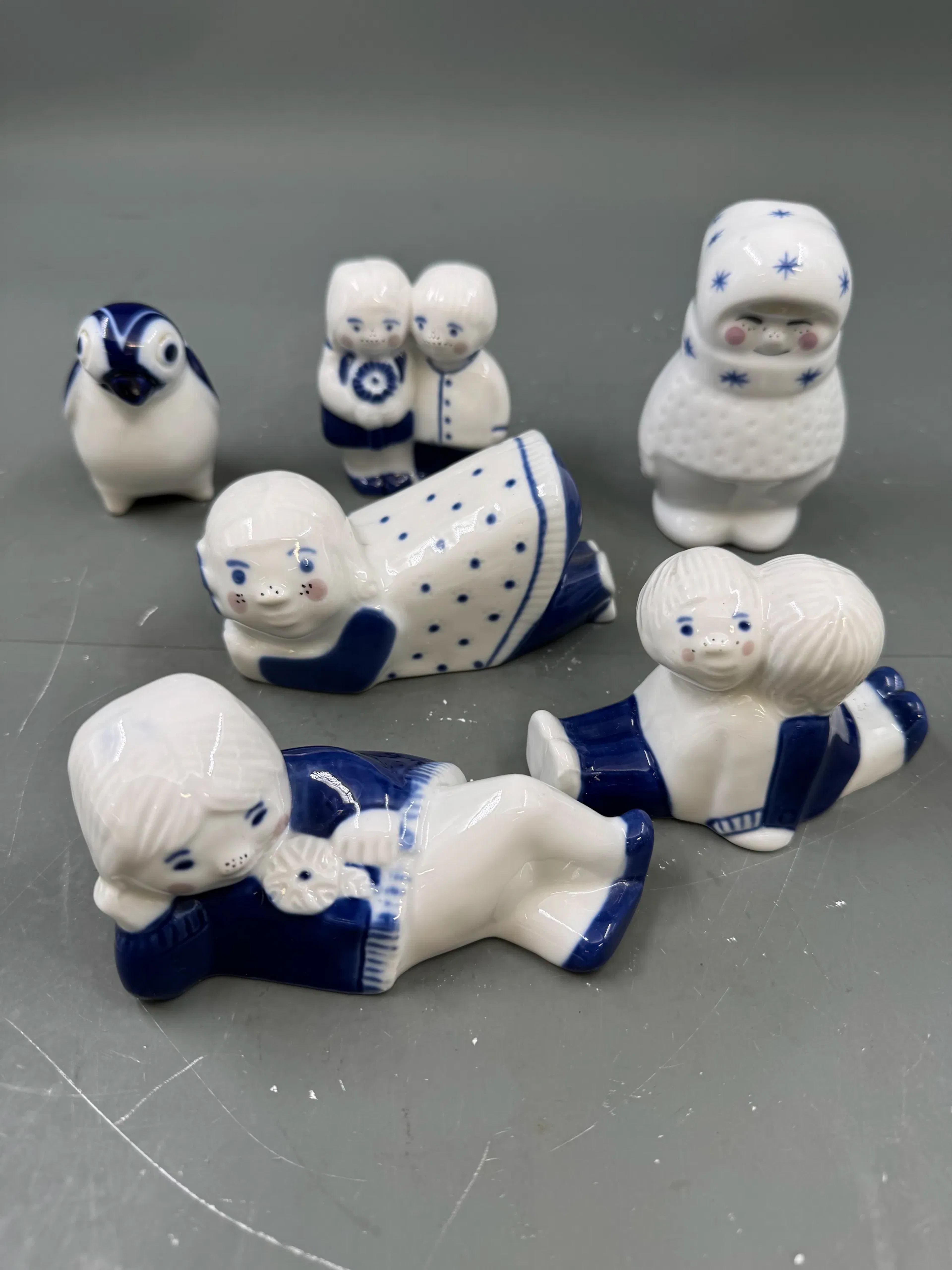 PP- Lott 6 stk figurer