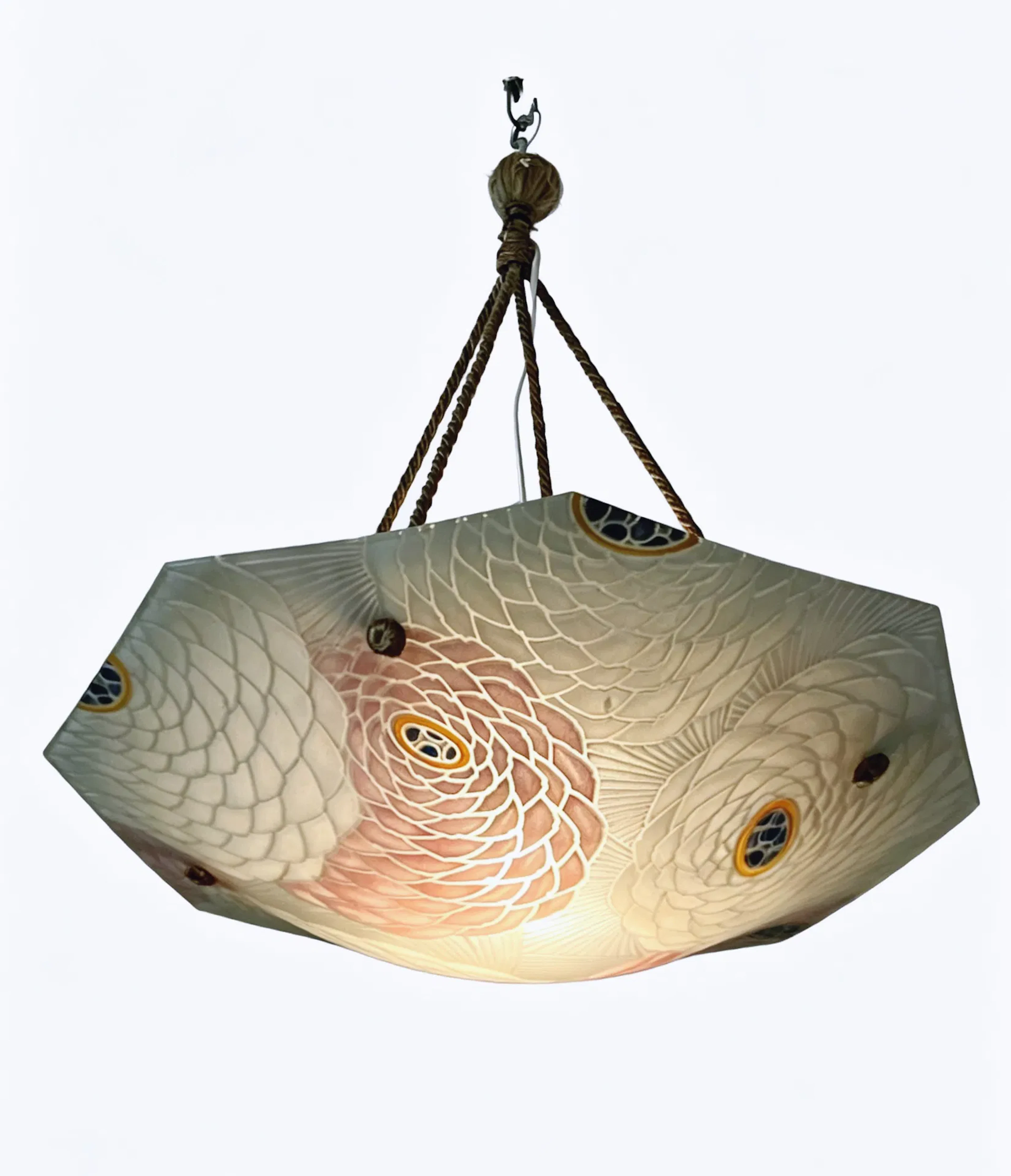 c.1930 Loys Lucha, Paris Taklampe