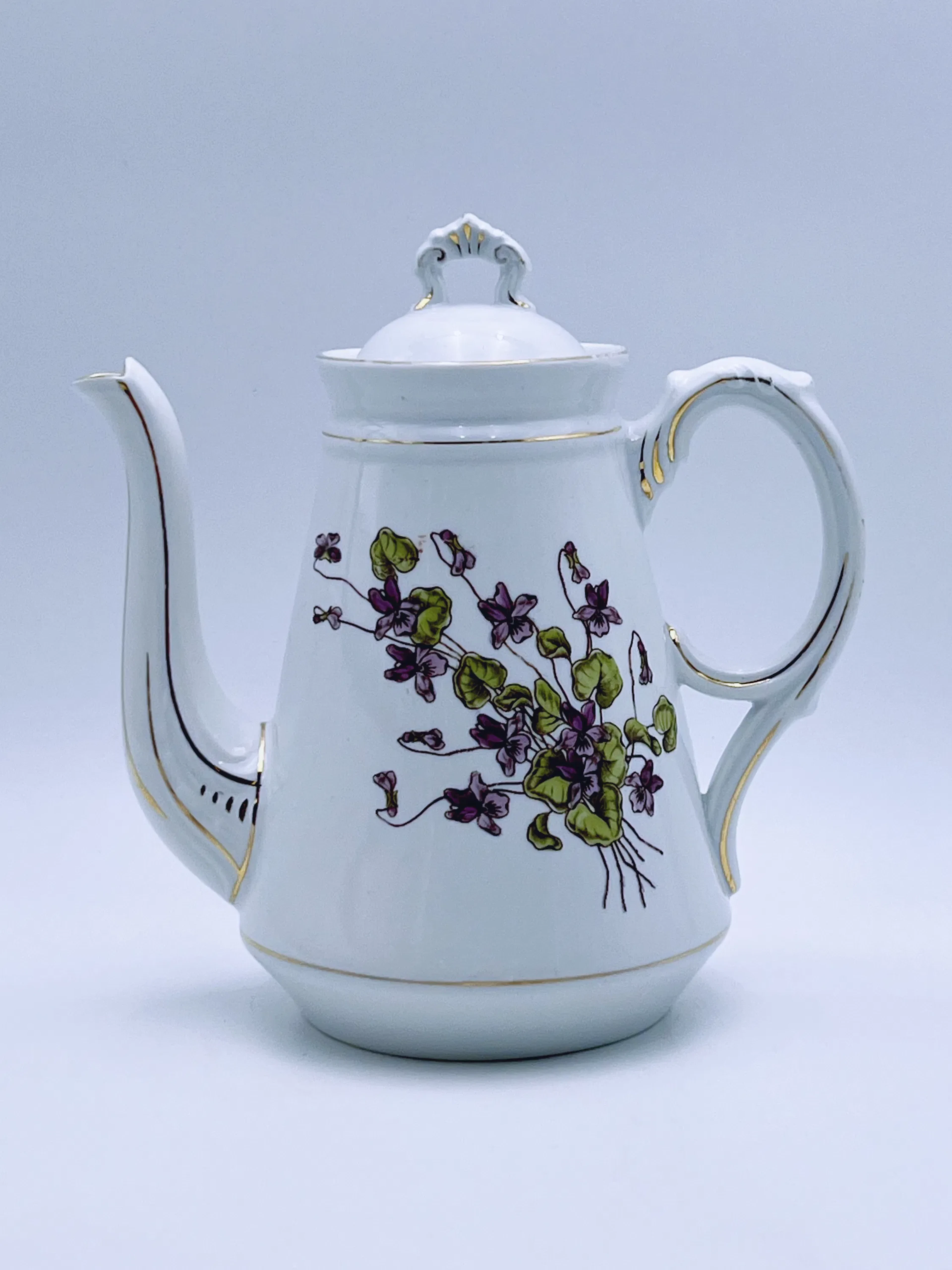 PP-Dekor 1890 Jugend kanne med blomsterdekor